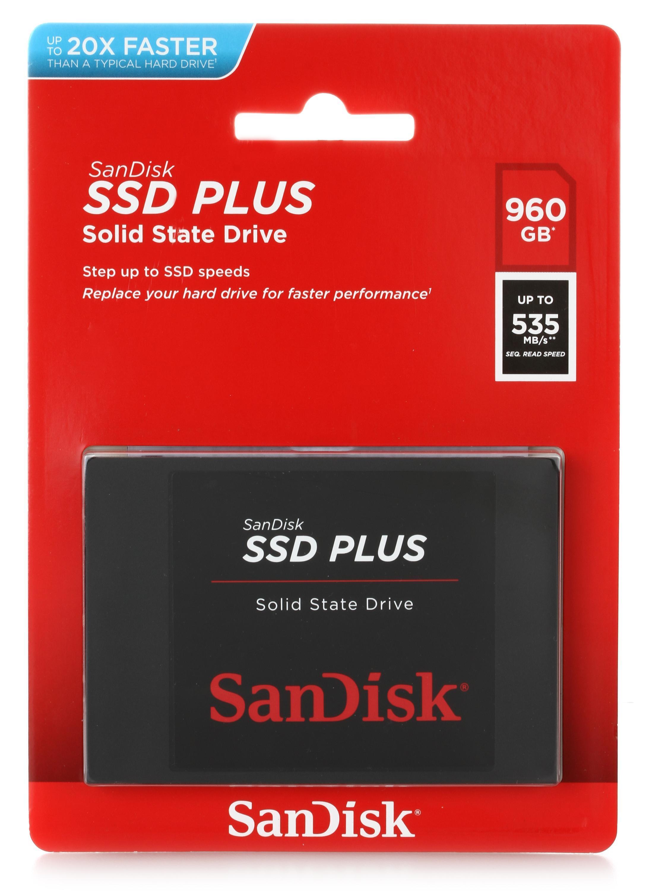 SanDisk SanDisk SSD PLUS 960GB Solid State Drive | Sweetwater