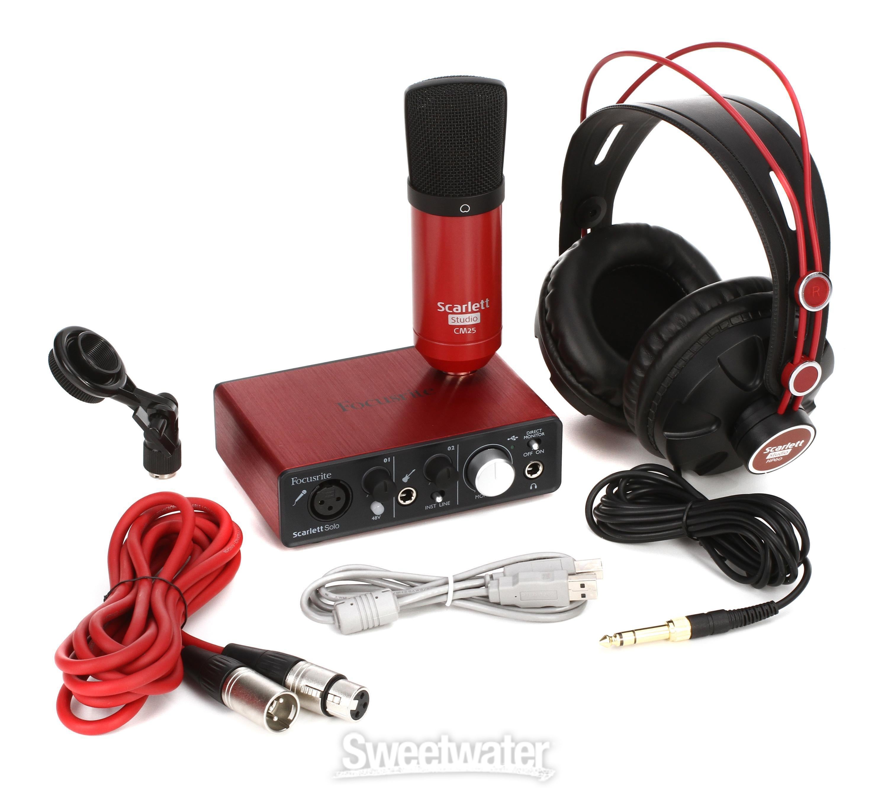 Focusrite Scarlett Solo Studio Pack | Sweetwater