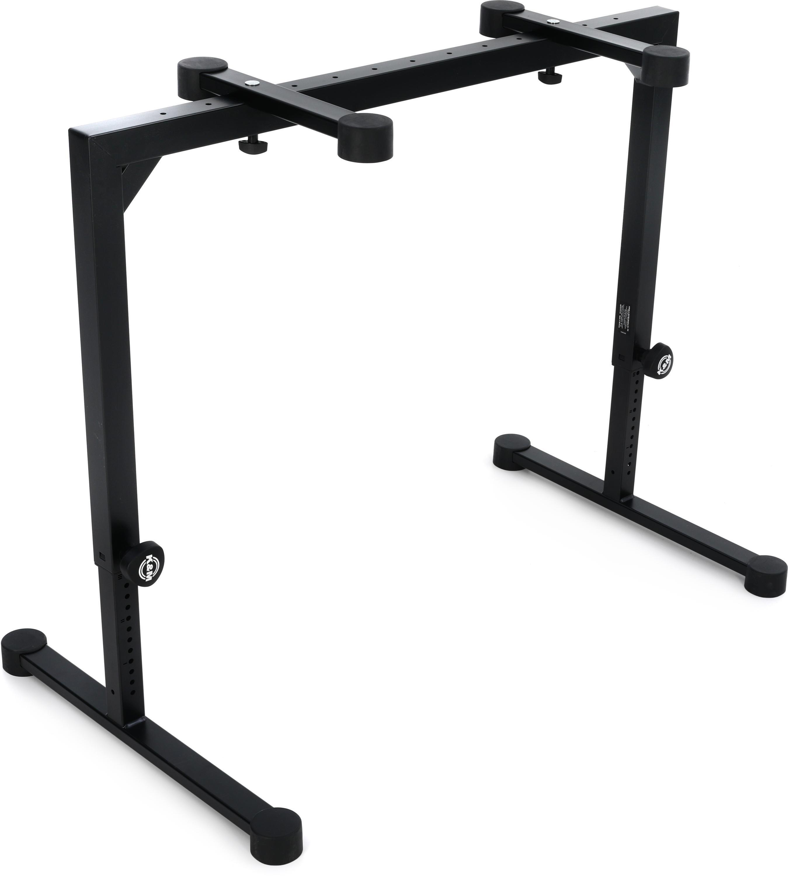 K&M 18810 Omega Table-Style Keyboard Stand - Black | Sweetwater