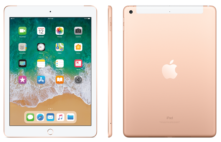 Apple iPad Wi-Fi + Cellular 128GB - Gold | Sweetwater