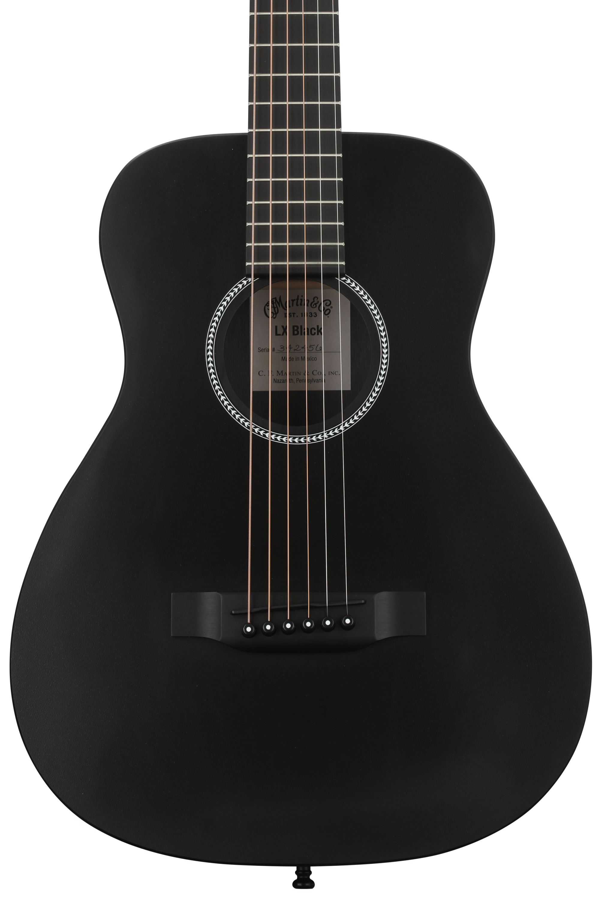 Martin LX Black Little Martin - Black | Sweetwater