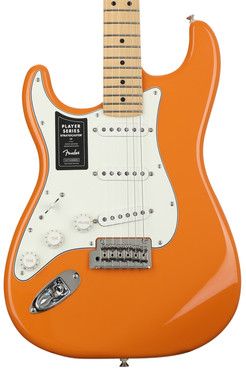 Fender Player Stratocaster Left-handed - Capri Orange | Sweetwater