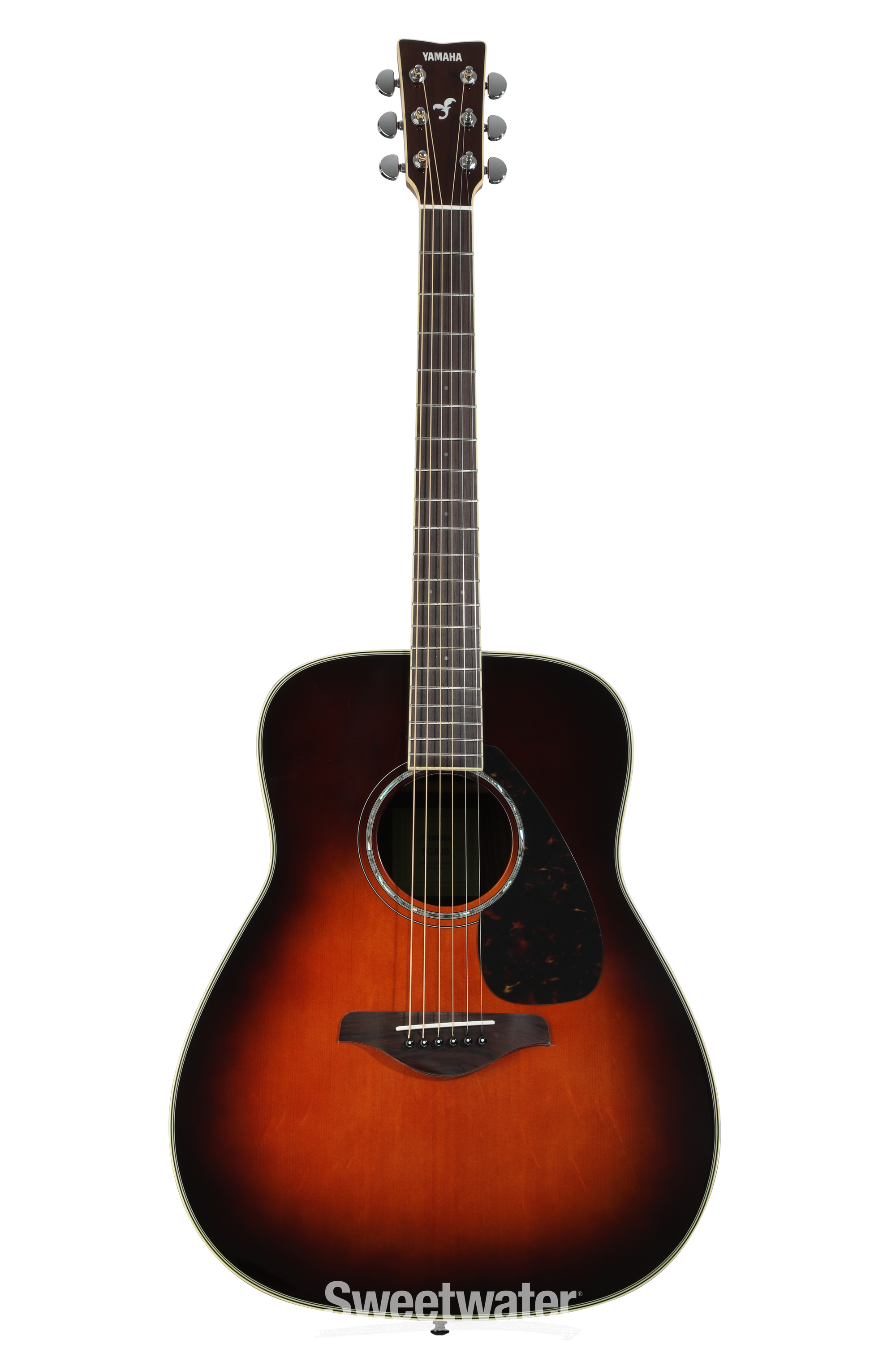 Yamaha FG830 Dreadnought Acoustic Guitar - Tobacco Brown Sunburst