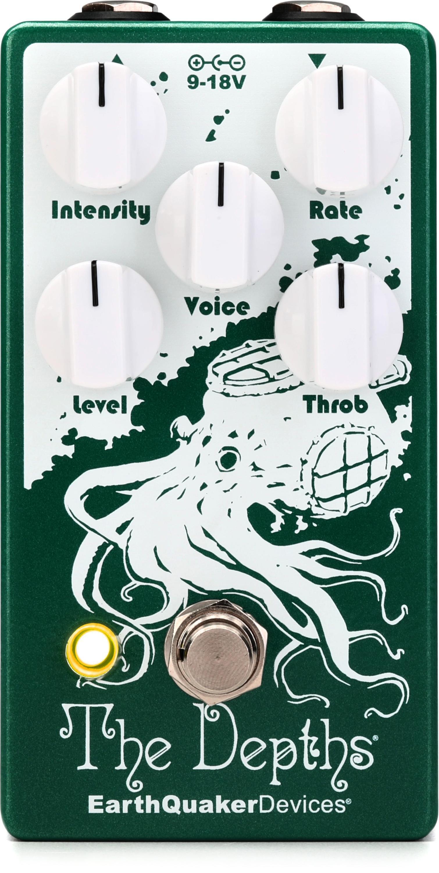 EarthQuaker Devices The Depths V2 Optical Vibe Machine Pedal