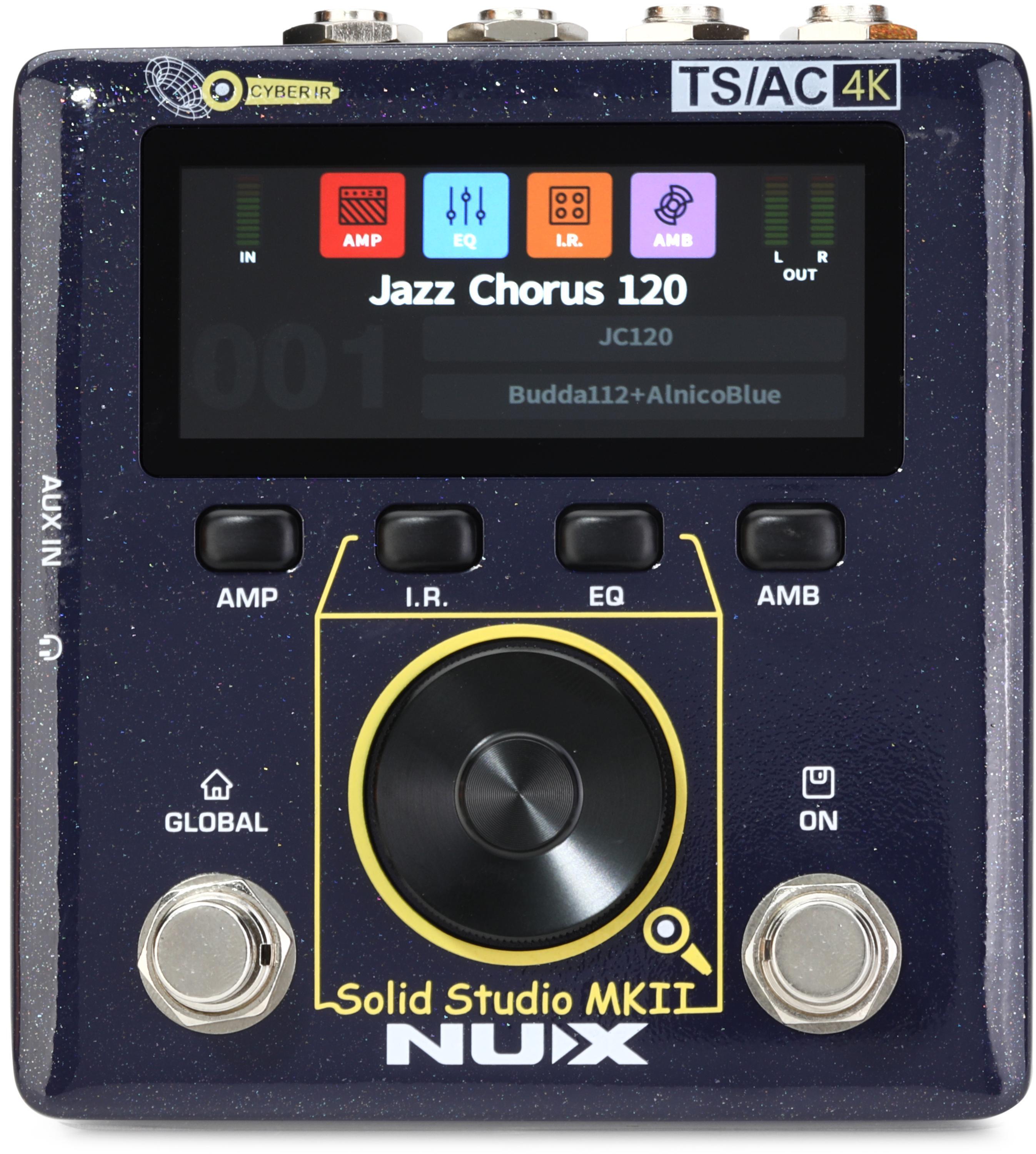 NUX Optima Air Acoustic Guitar Simulator and Preamp Pedal | Sweetwater