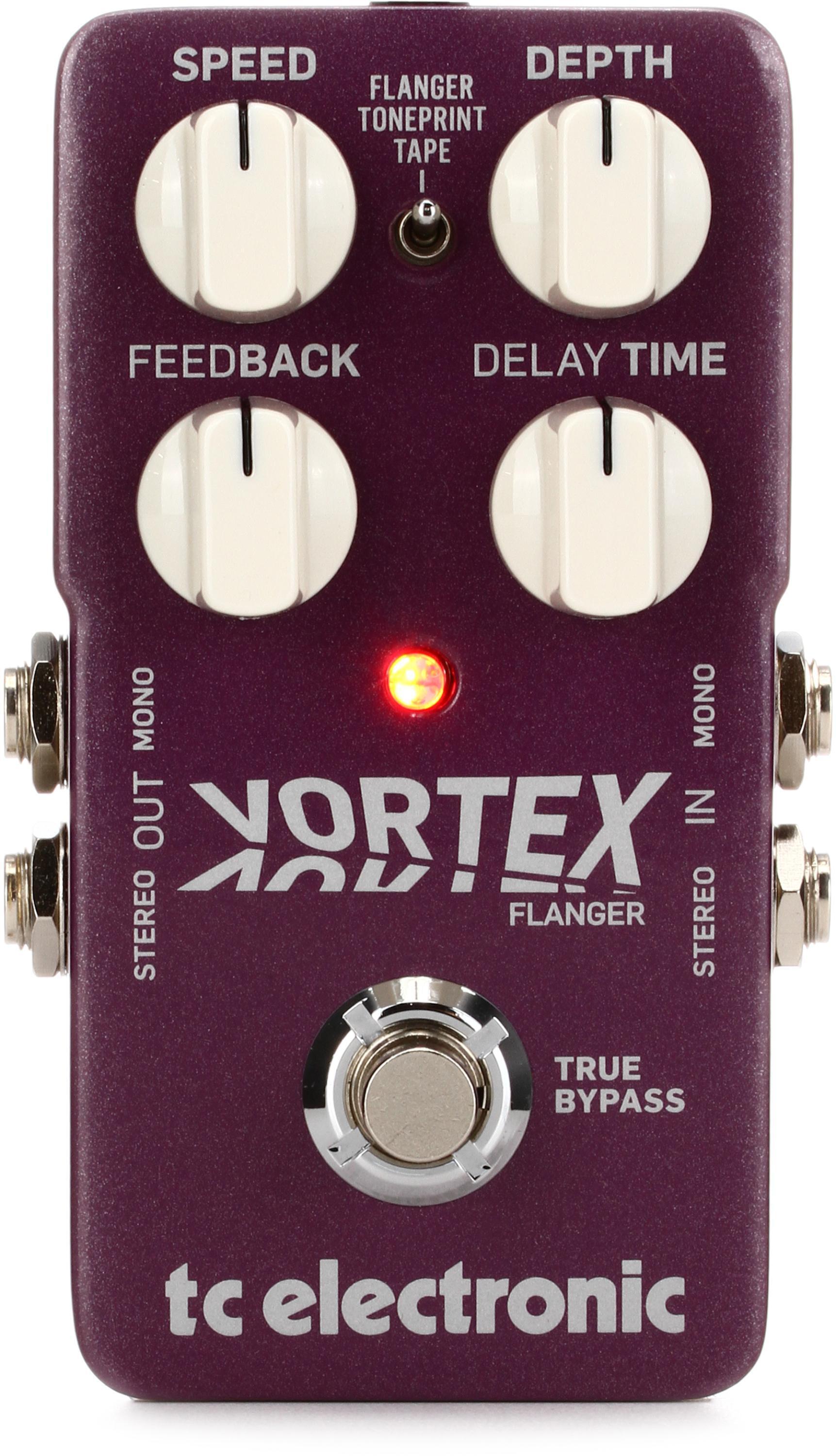 TC Electronic Vortex Flanger Stereo Flanger Pedal | Sweetwater
