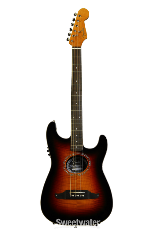 Fender Stratacoustic Premier - 3 Tone Sunburst | Sweetwater