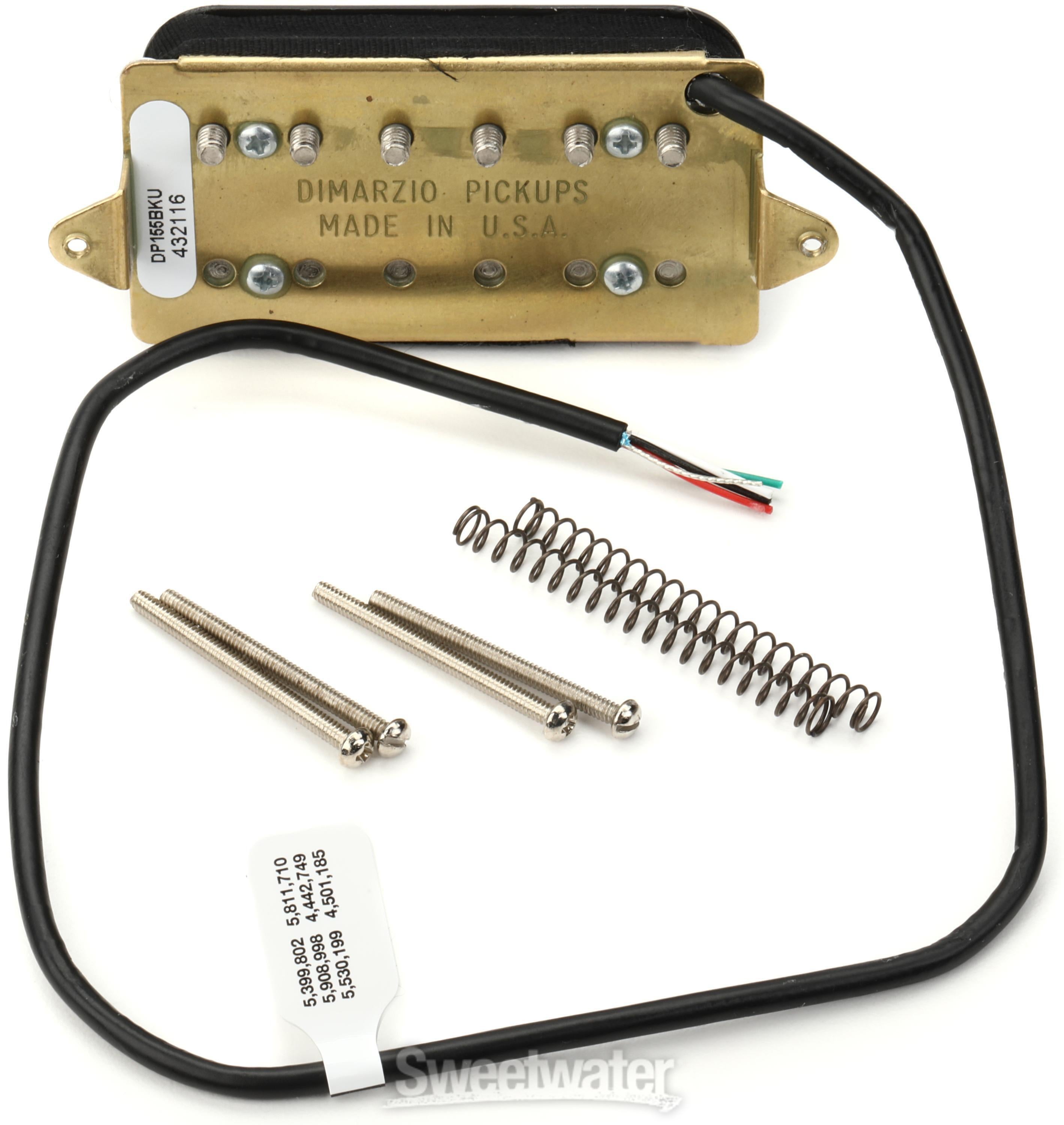 DiMarzio DP155 The Tone Zone Humbucker Pickup - Black | Sweetwater