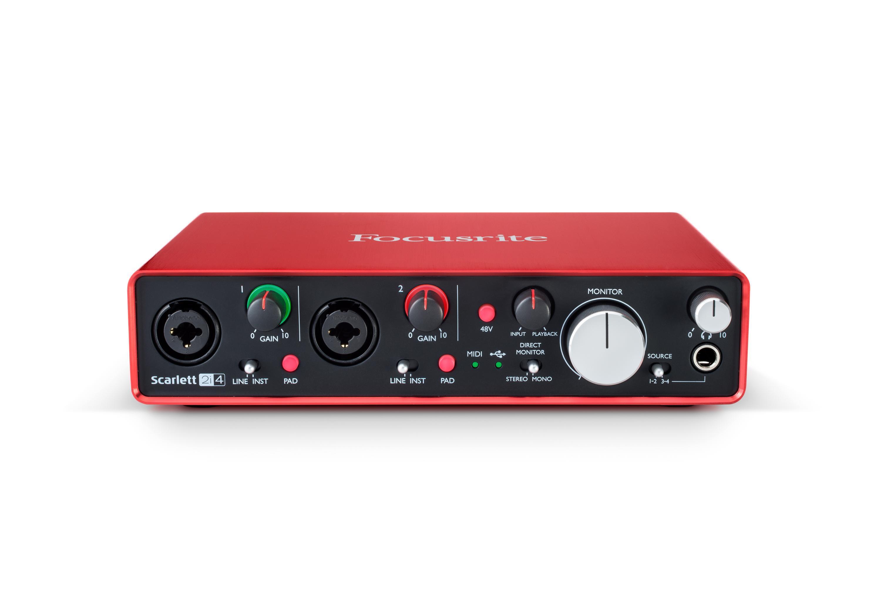 Focusrite Scarlett 2i4 USB Audio Interface | Sweetwater
