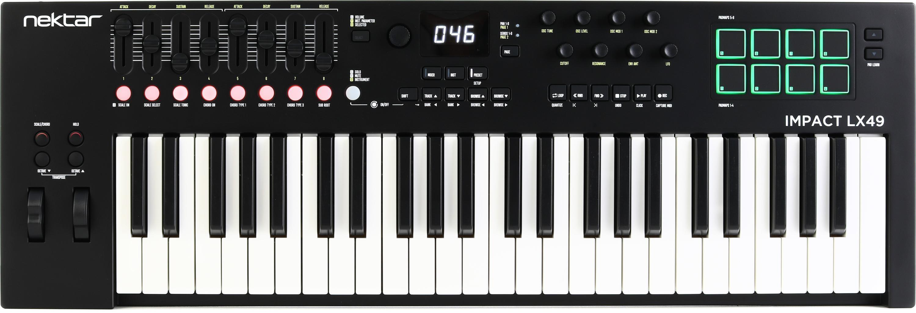 Nektar Impact LX61+ 61-key Keyboard Controller | Sweetwater