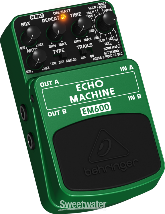 Behringer EM600 Echo Machine Pedal | Sweetwater