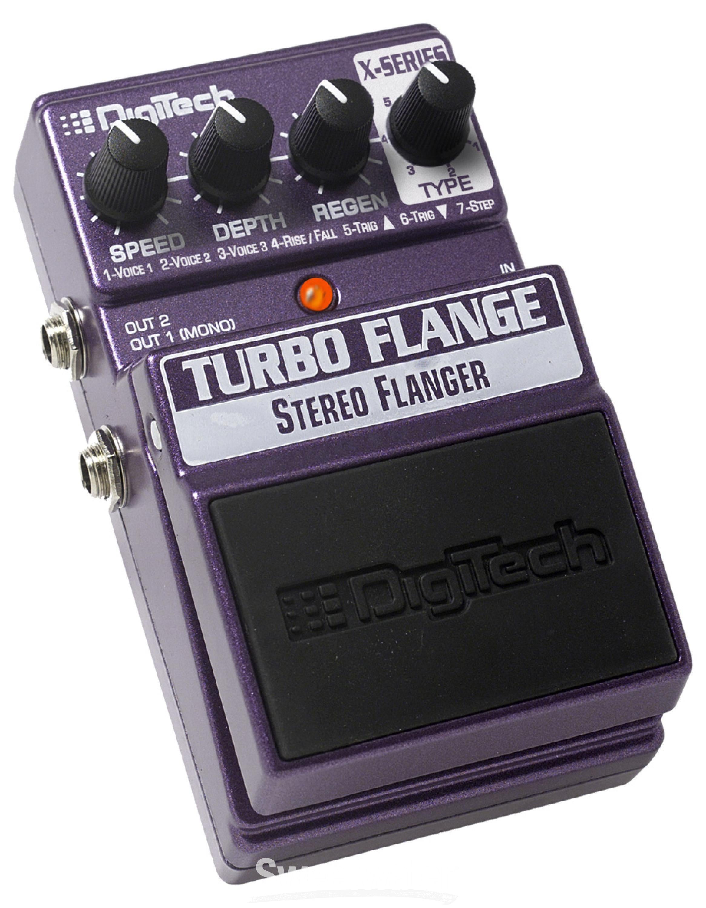 DigiTech Turbo Flange Stereo Flanger Pedal | Sweetwater