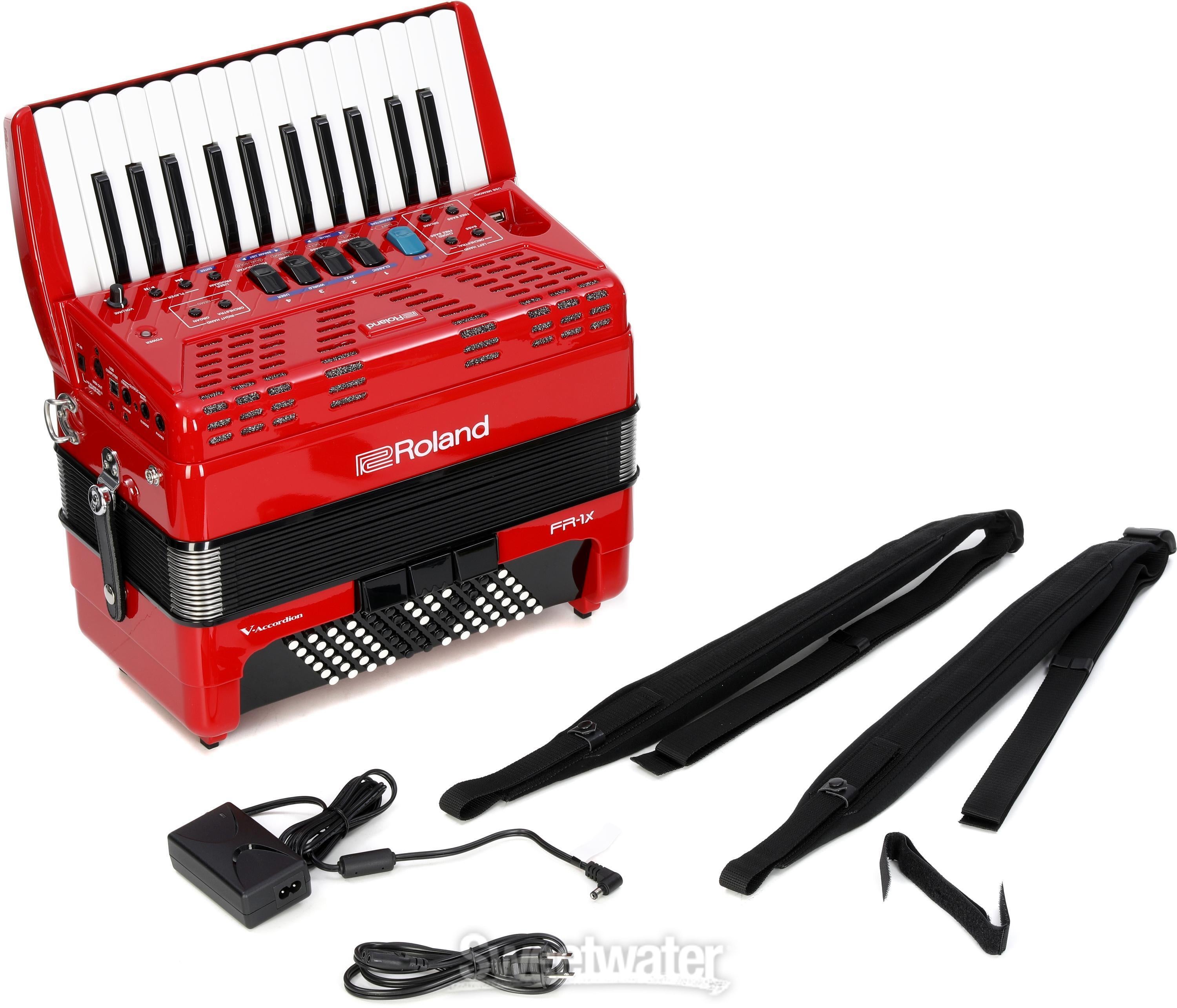 Roland FR-1x Piano-type V-Accordion - Red | Sweetwater