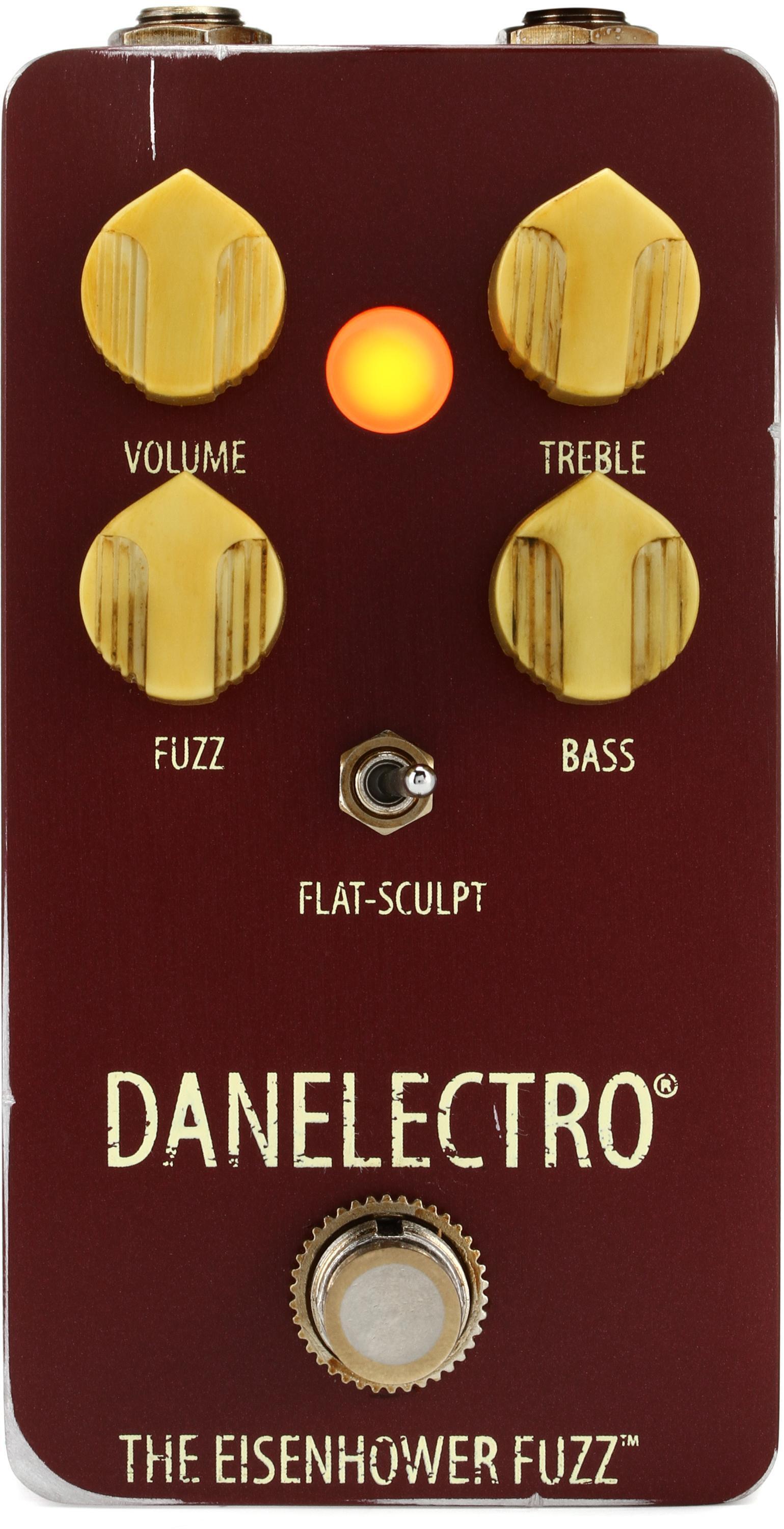Danelectro Eisenhower Fuzz Pedal with Octave Effect | Sweetwater