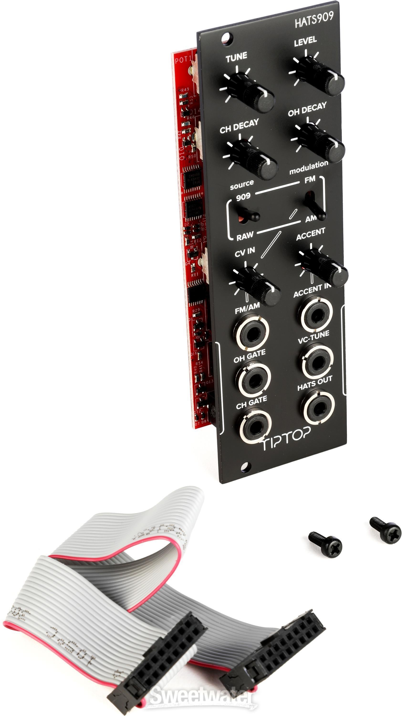 Tiptop Audio HATS909 Eurorack Hi-hats Module - Black | Sweetwater