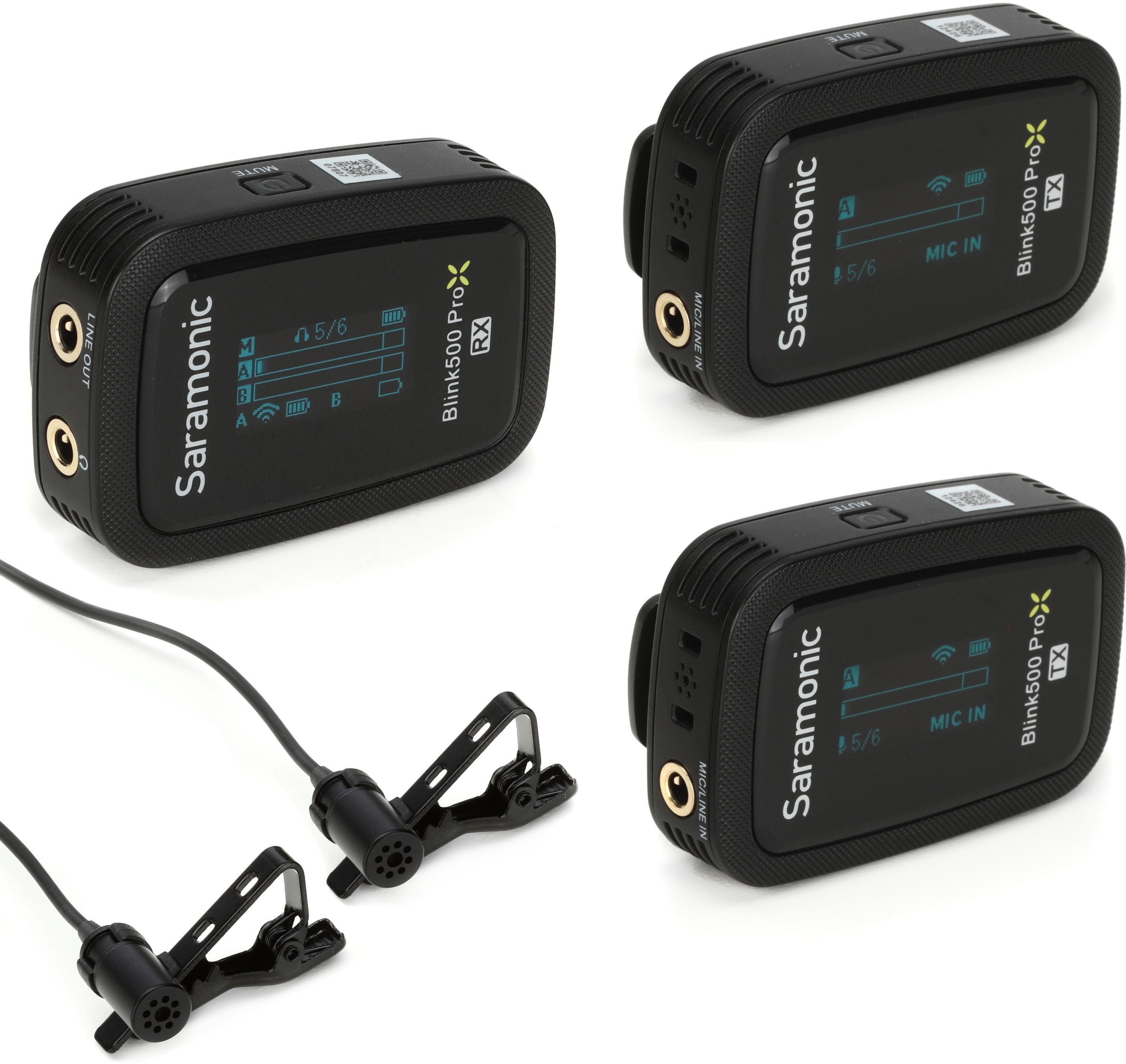 Saramonic Blink500 ProX B2 Clip-On Wireless Microphone System