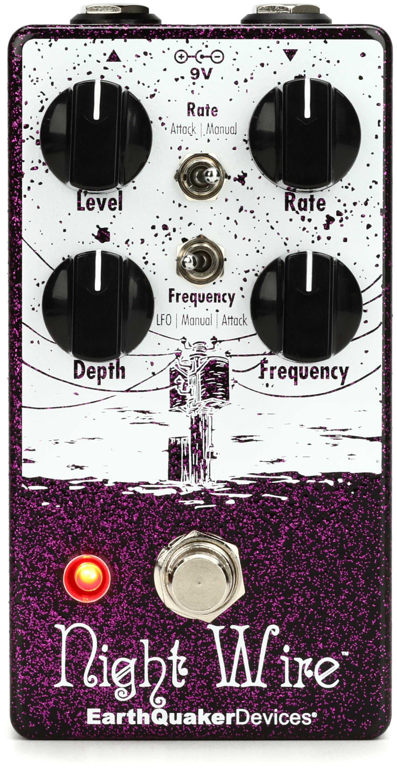 EarthQuaker Devices Night Wire V2 Harmonic Tremolo Pedal | Sweetwater