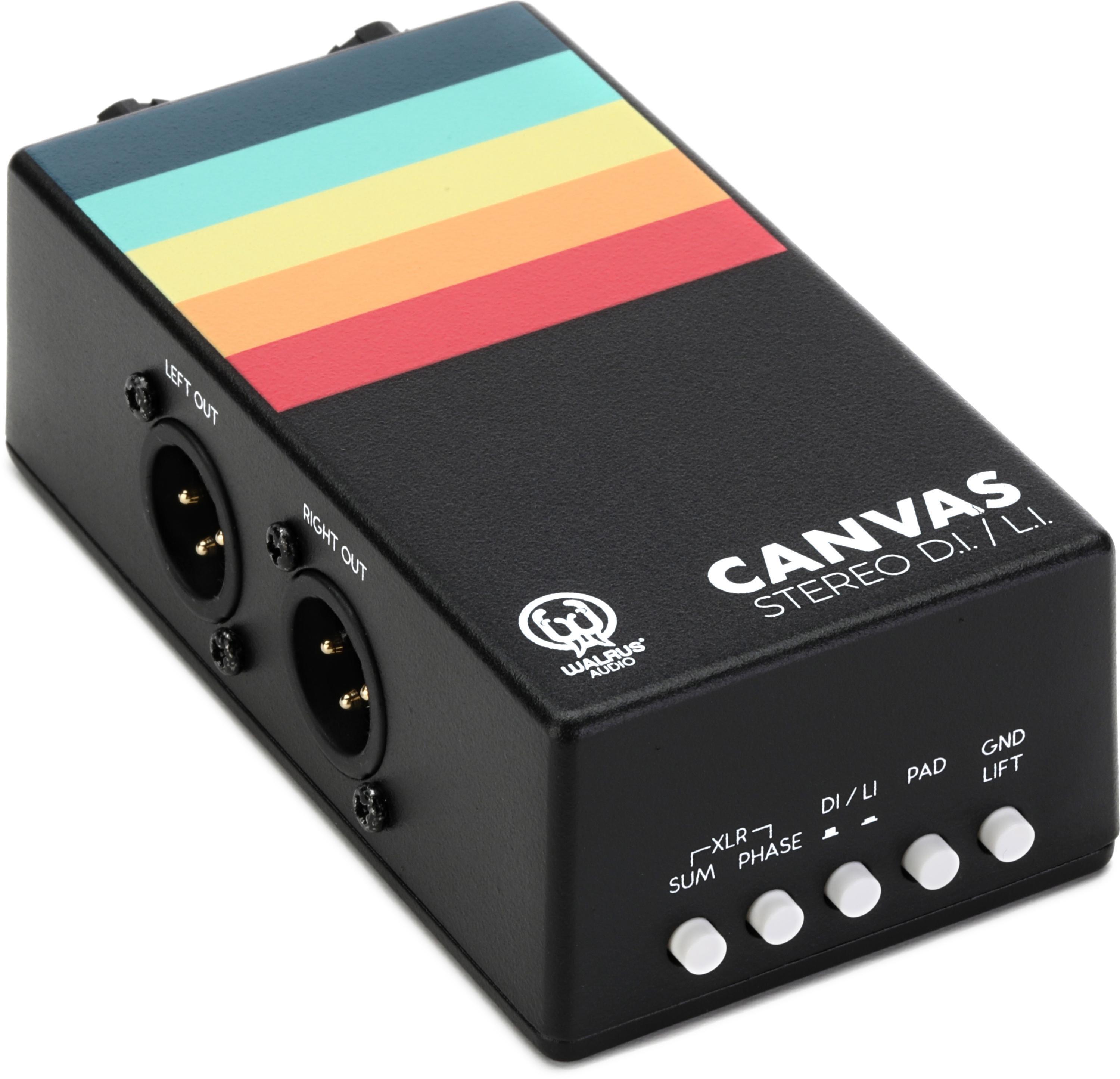Walrus Audio Canvas Stereo Direct Injection Box | Sweetwater