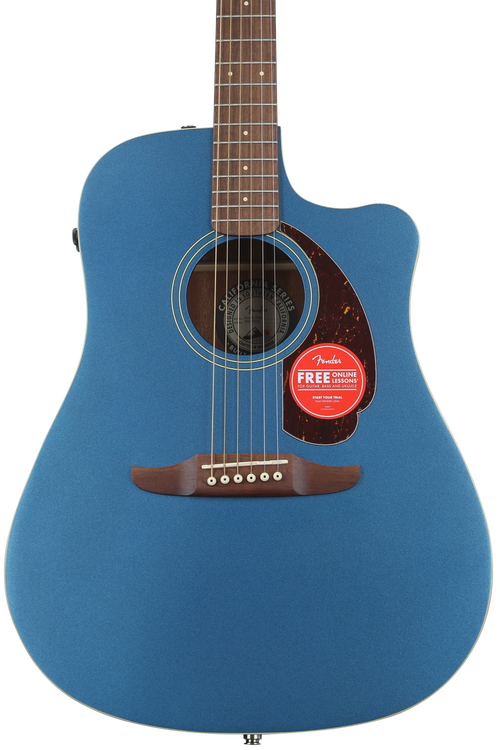 Fender Redondo Player Acoustic-electric Guitar - Lake Placid Blue