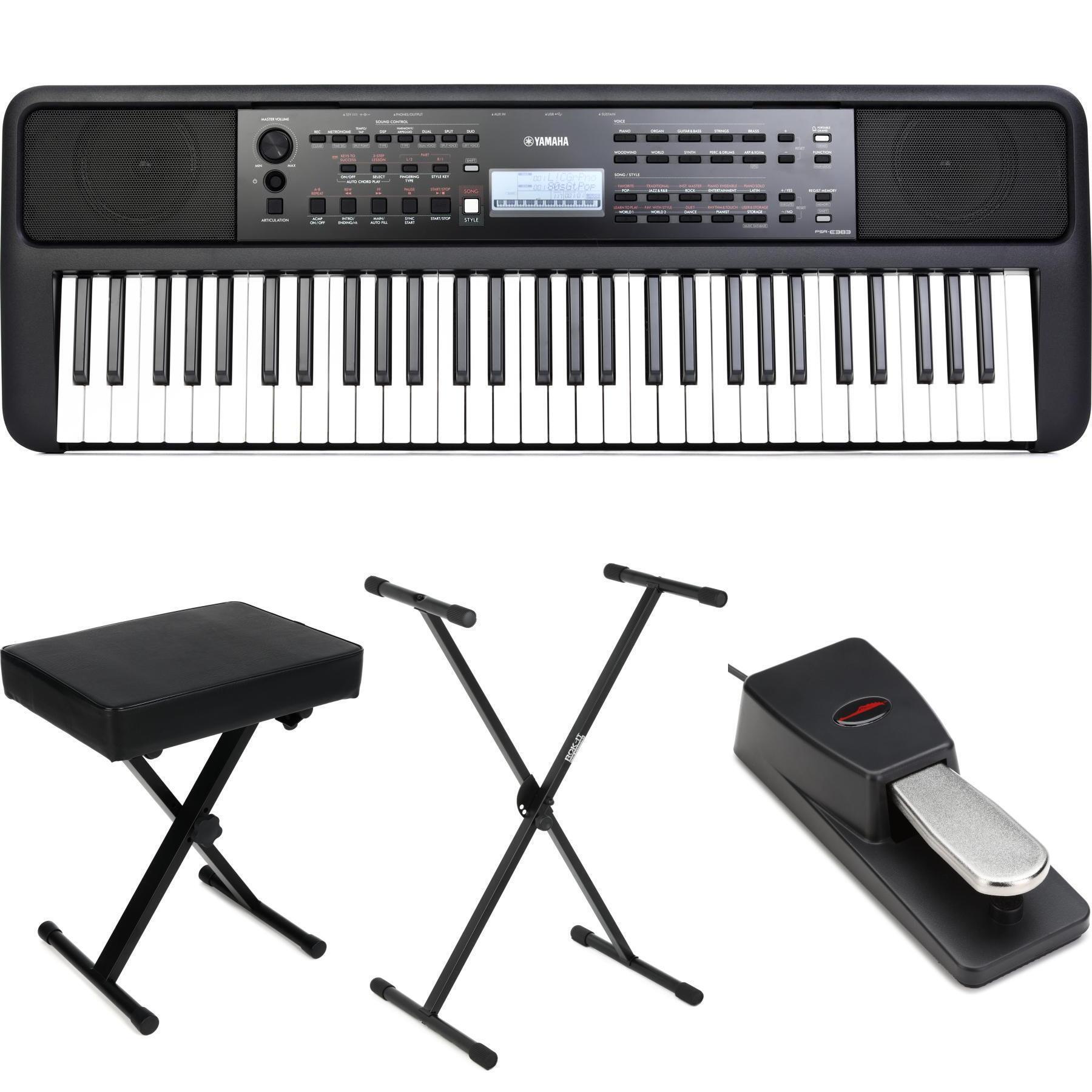 Yamaha PSR-E383 61-key Mid-range Portable Keyboard Essentials