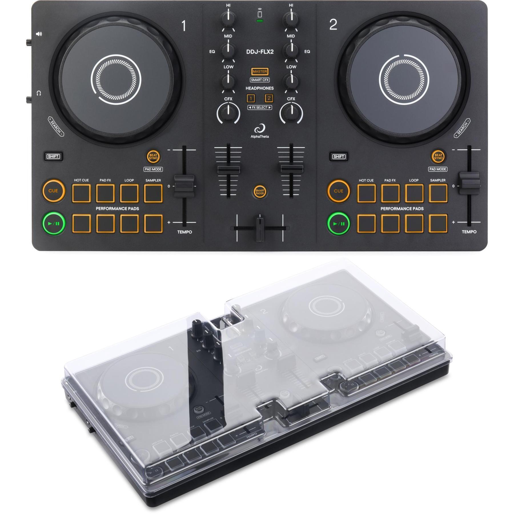AlphaTheta DDJ-FLX2 2-deck DJ Controller | Sweetwater