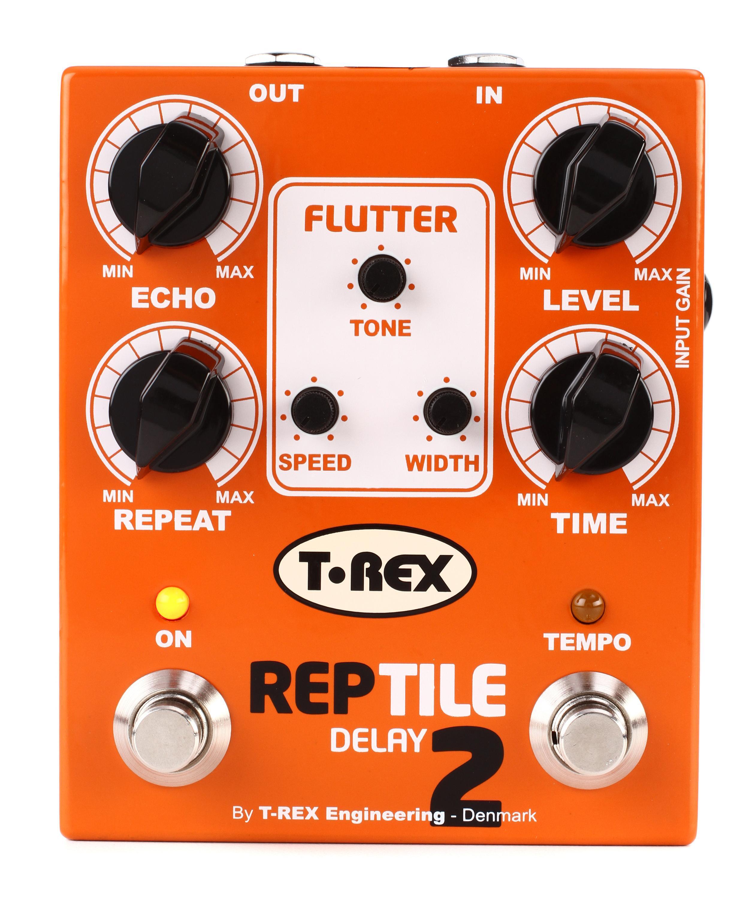 T-Rex Reptile 2 Tape-style Delay Pedal with Tap Tempo | Sweetwater