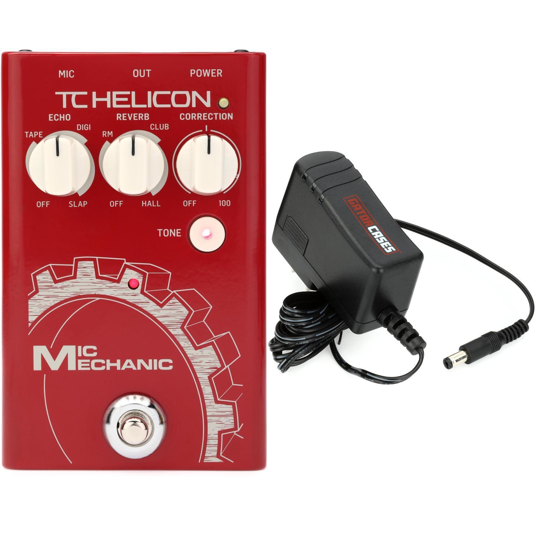 TC-Helicon Mic Mechanic 2 Vocal Effects Pedal with Power Supply