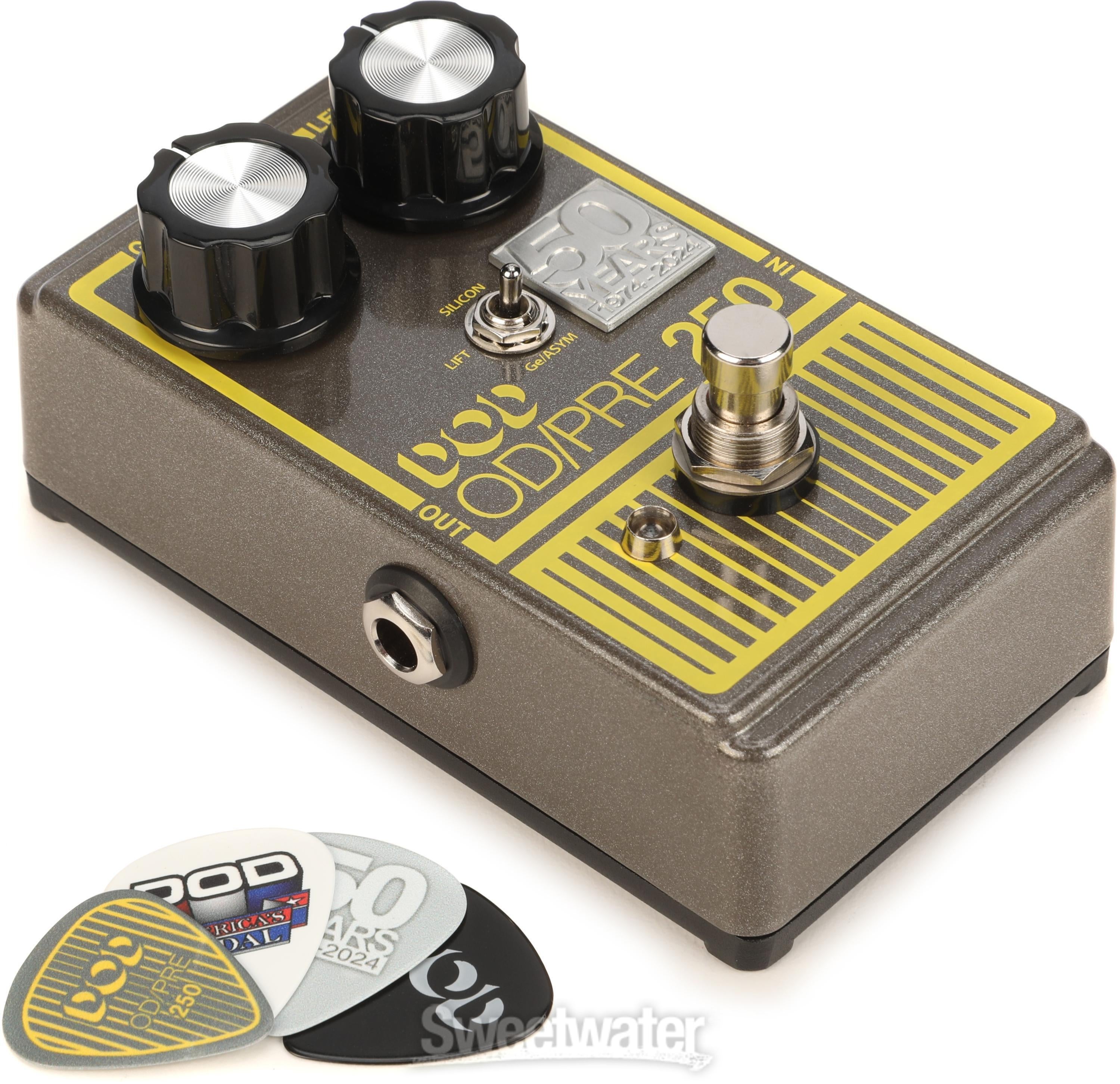 DOD Overdrive Preamp 250 Pedal - 50th Anniversary Edition | Sweetwater