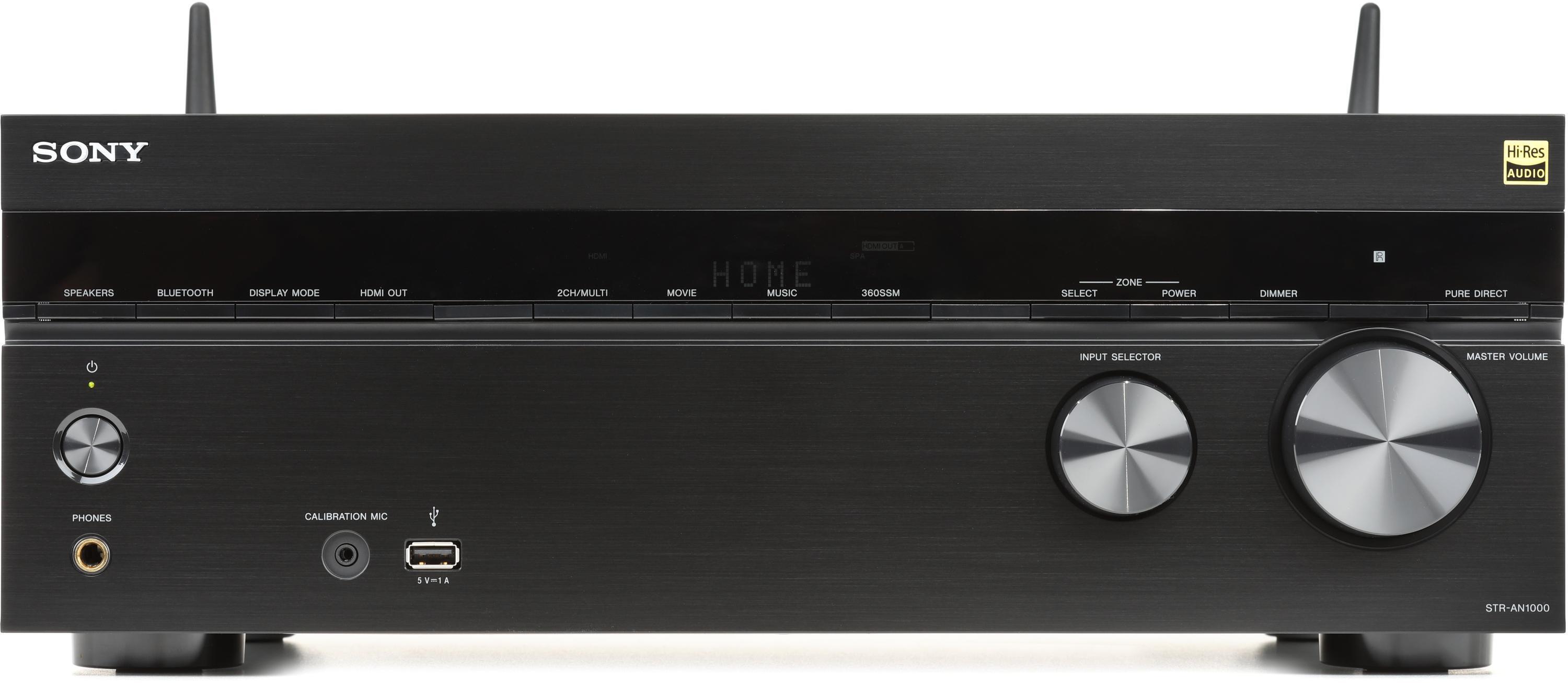 Sony STR-AN1000 7.2-channel 8K A/V Receiver | Sweetwater