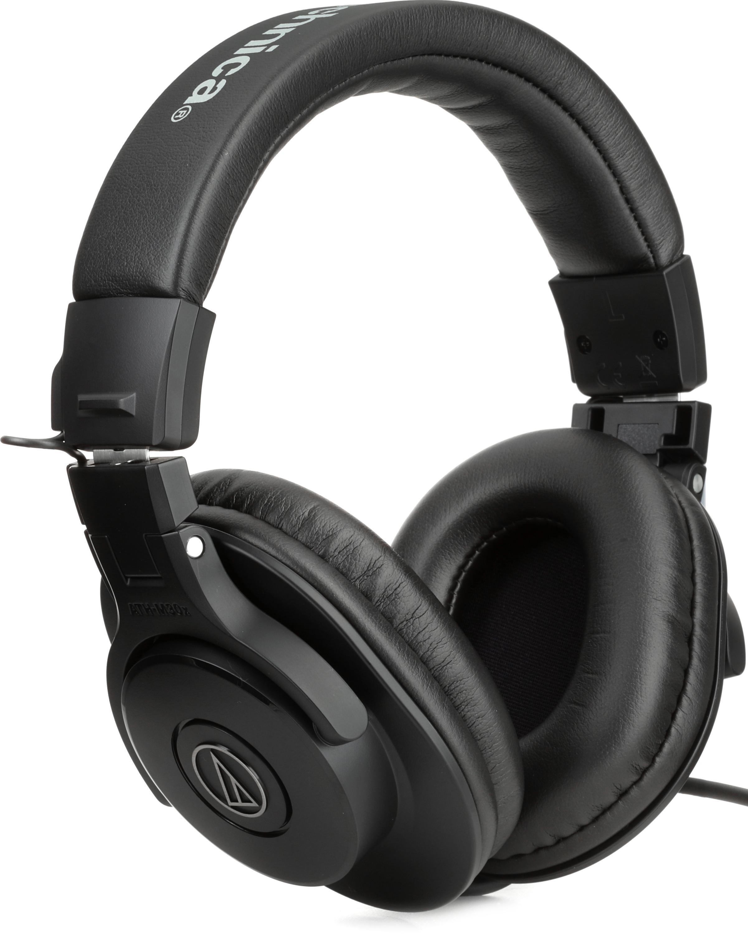 Audio-Technica ATH-M30x Closed-back Monitoring Headphones | Sweetwater