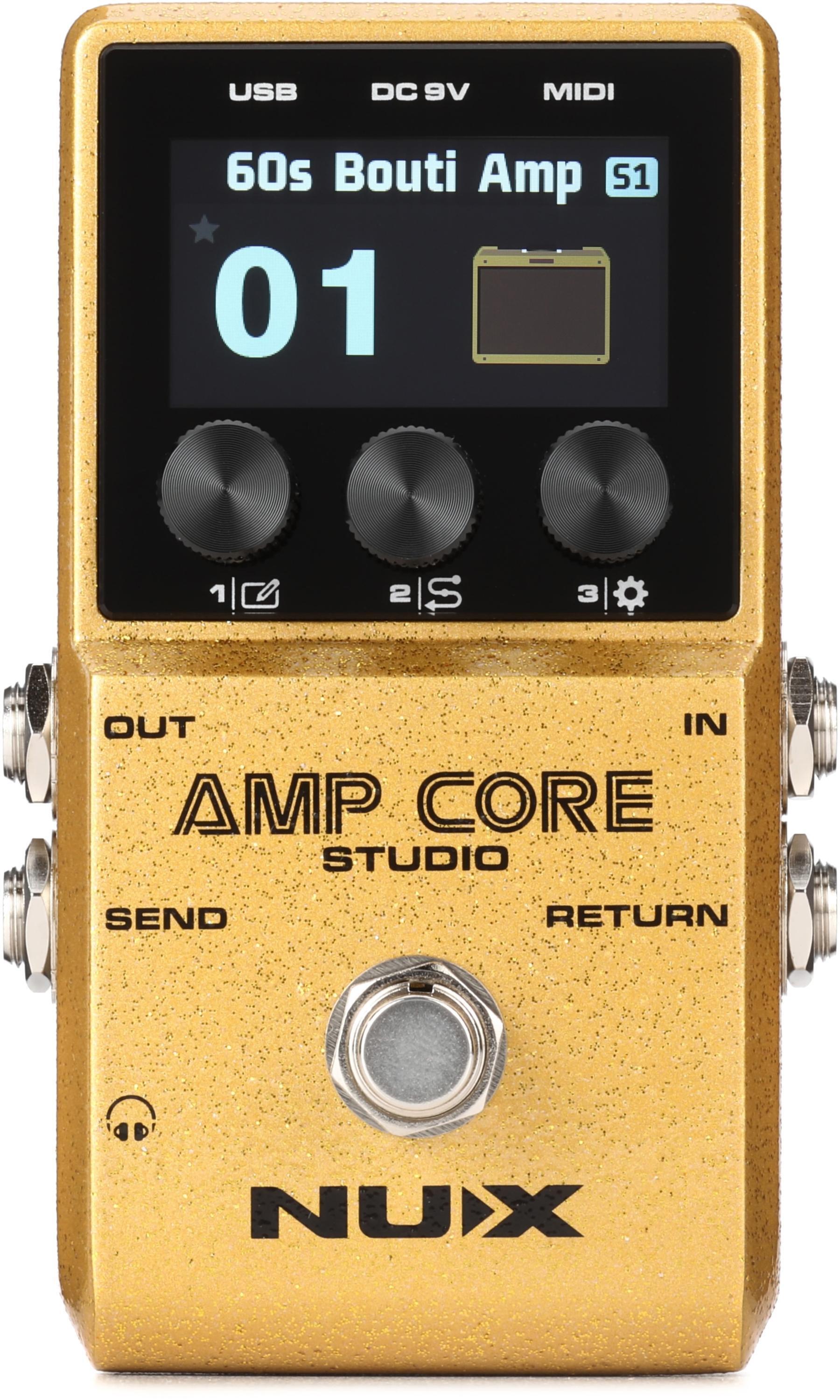 NUX Amp Core Studio Guitar Amp Modeling Pedal | Sweetwater