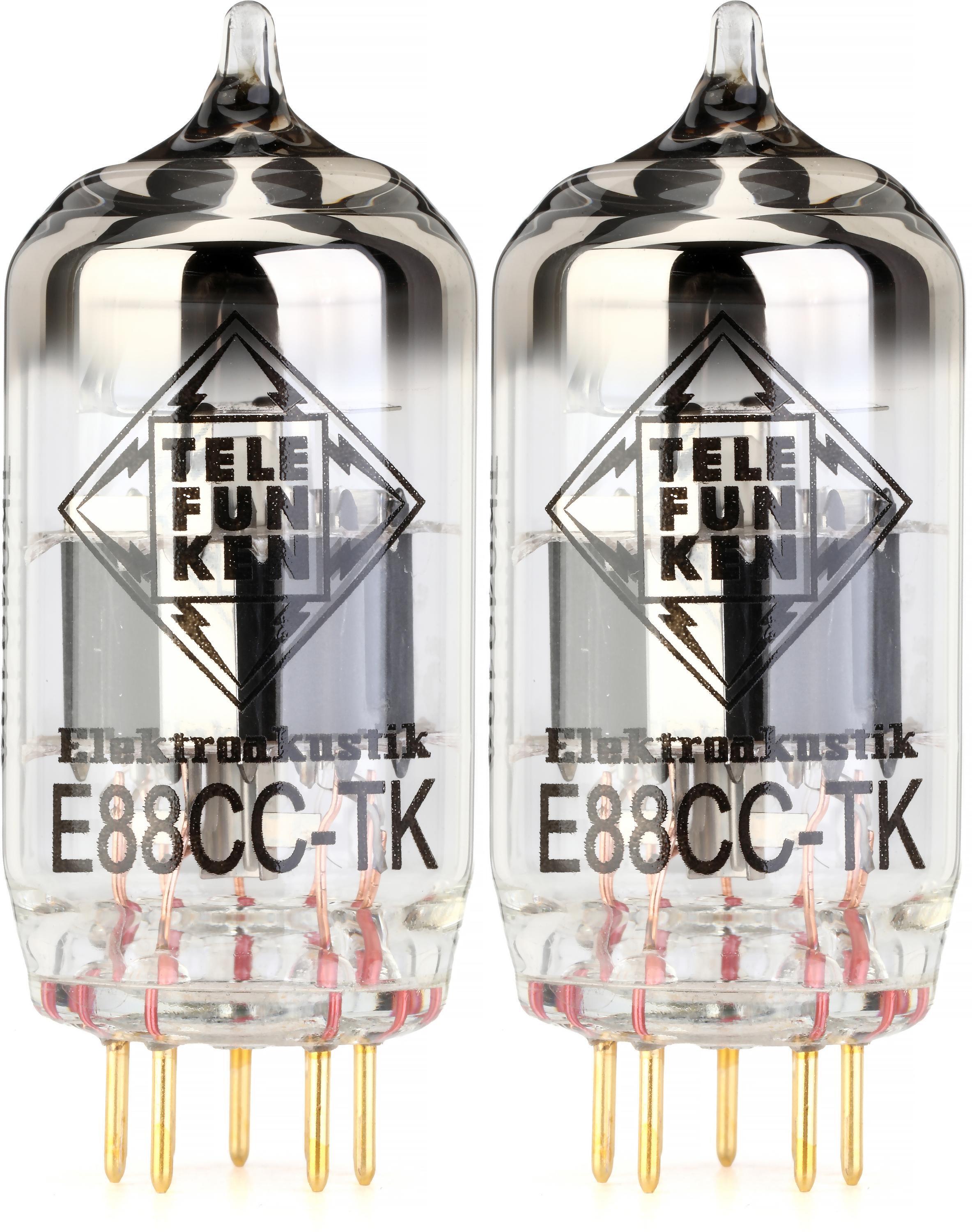 Telefunken E88CC-TK Black Diamond Series Preamp Tubes - Matched