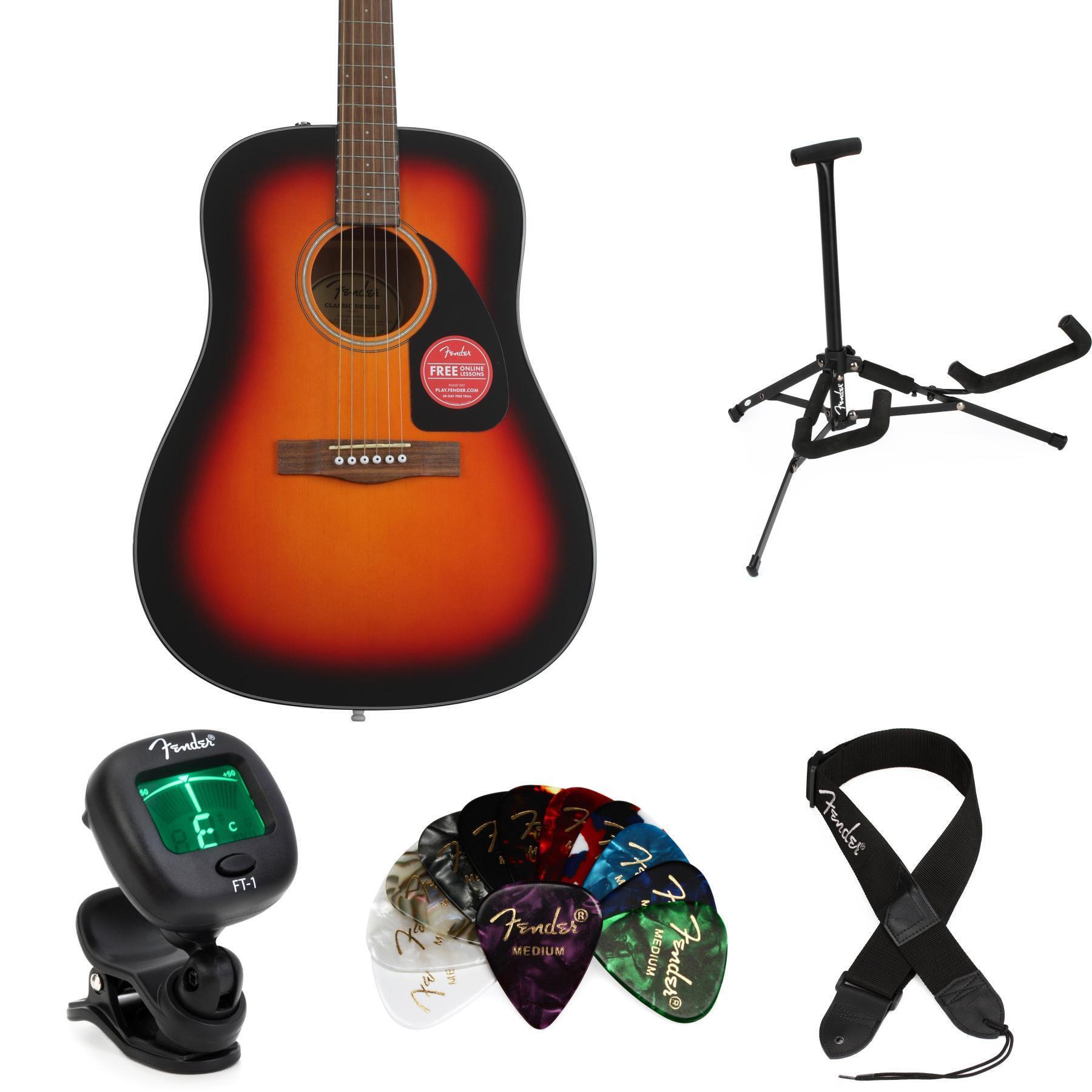 Fender CD-60 Acoustic Guitar - Sunburst | Sweetwater