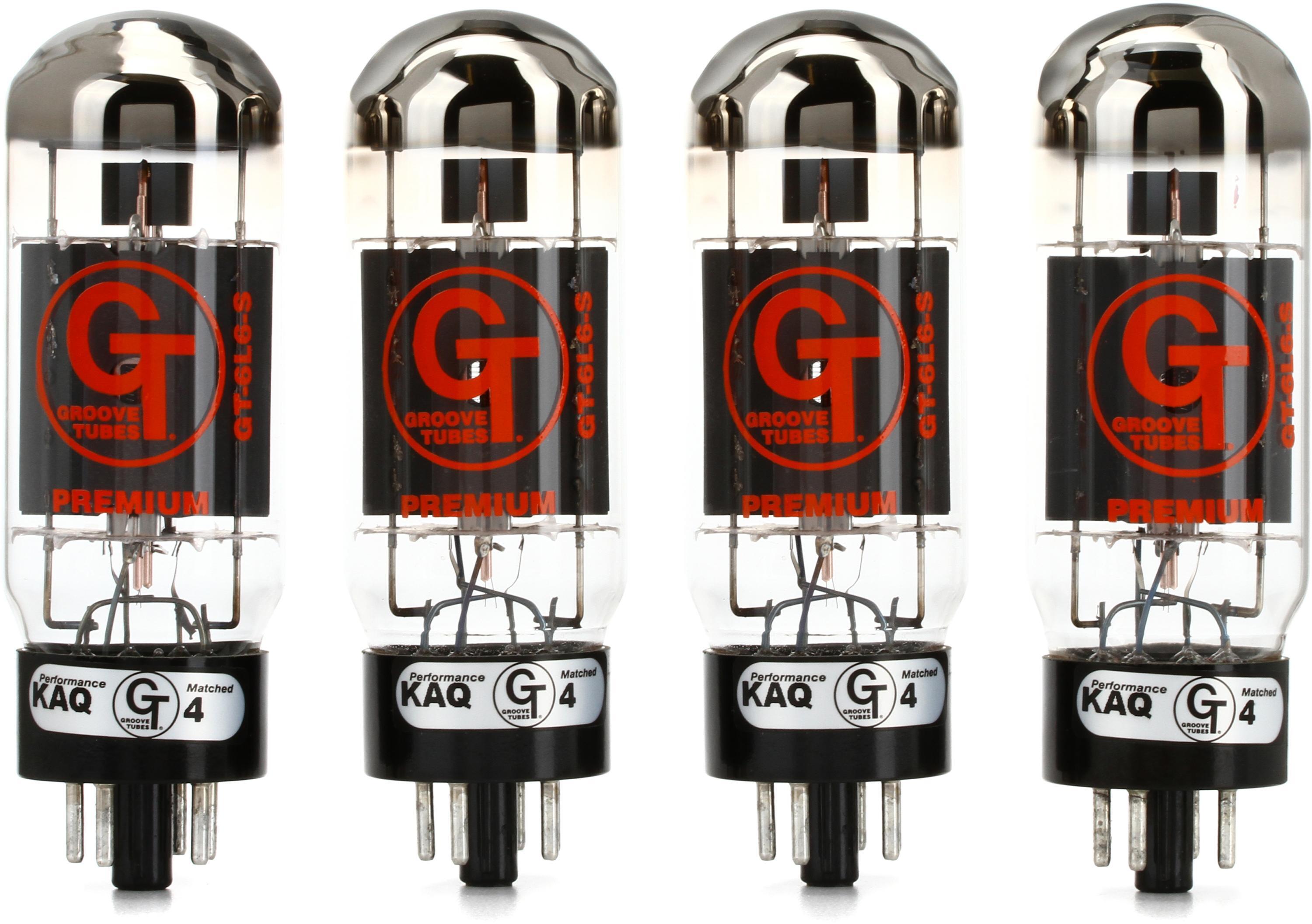 Groove Tubes GT-6L6S Select Power Tubes - Medium Quartet | Sweetwater