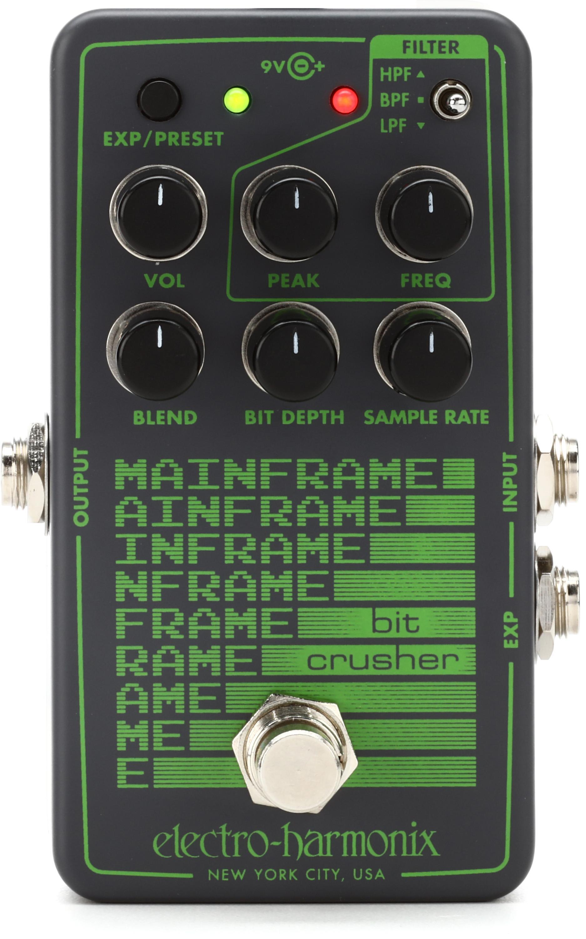 Electro-Harmonix Mainframe Bit Crusher Pedal | Sweetwater
