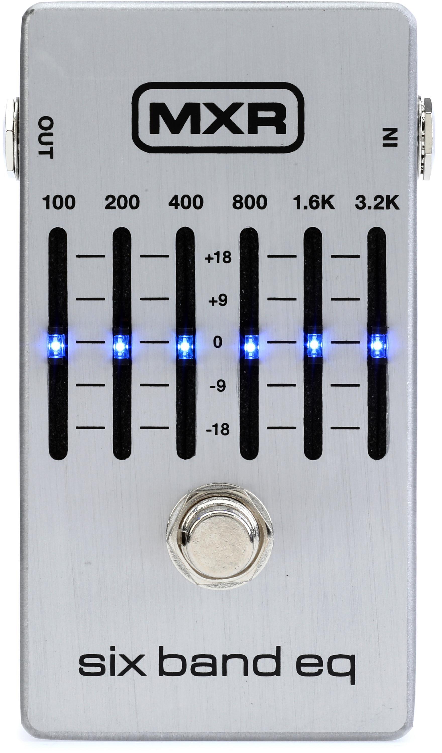 MXR M109S Six Band EQ Pedal | Sweetwater