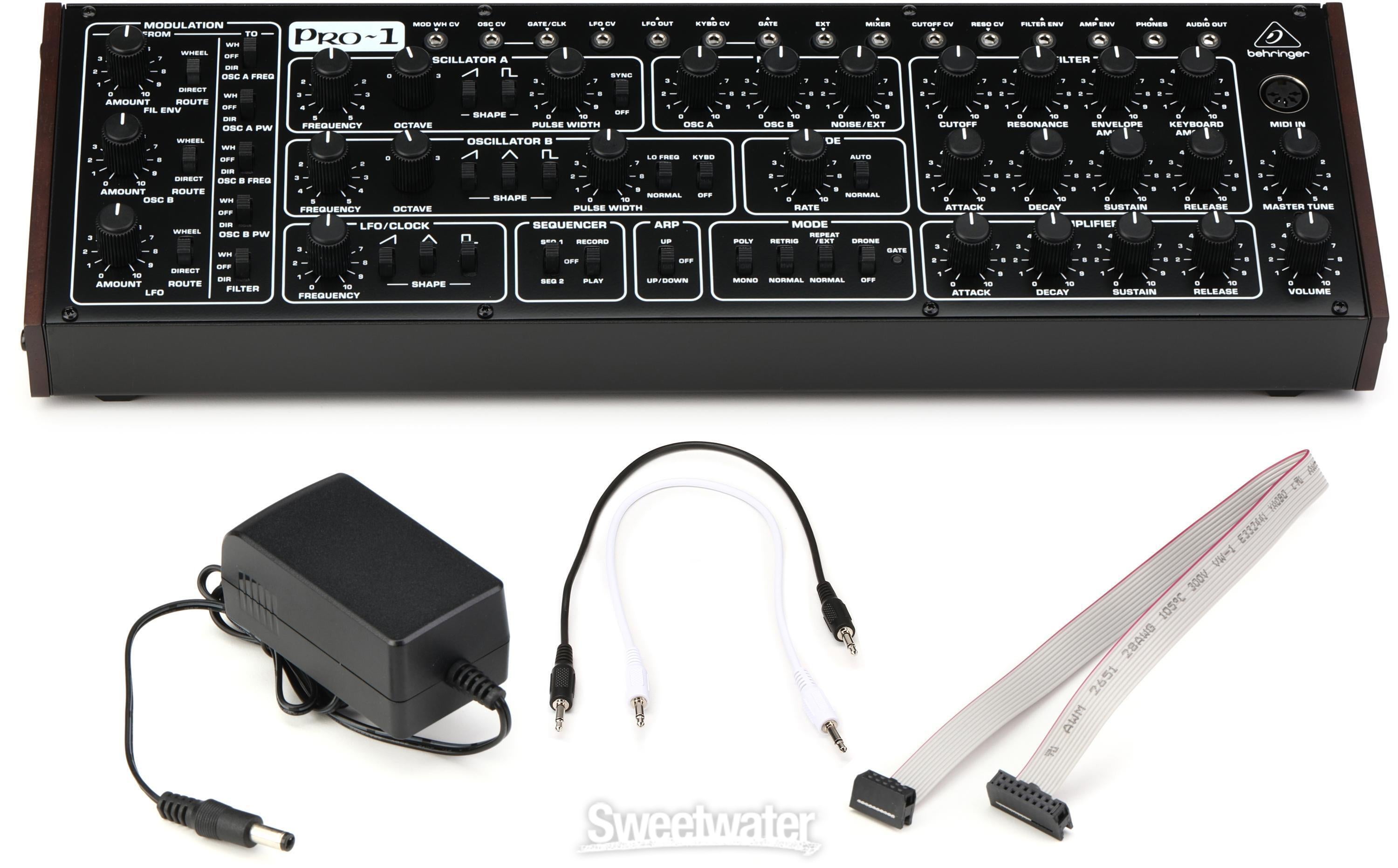 Behringer PRO-1 Tabletop Synthesizer Reviews | Sweetwater