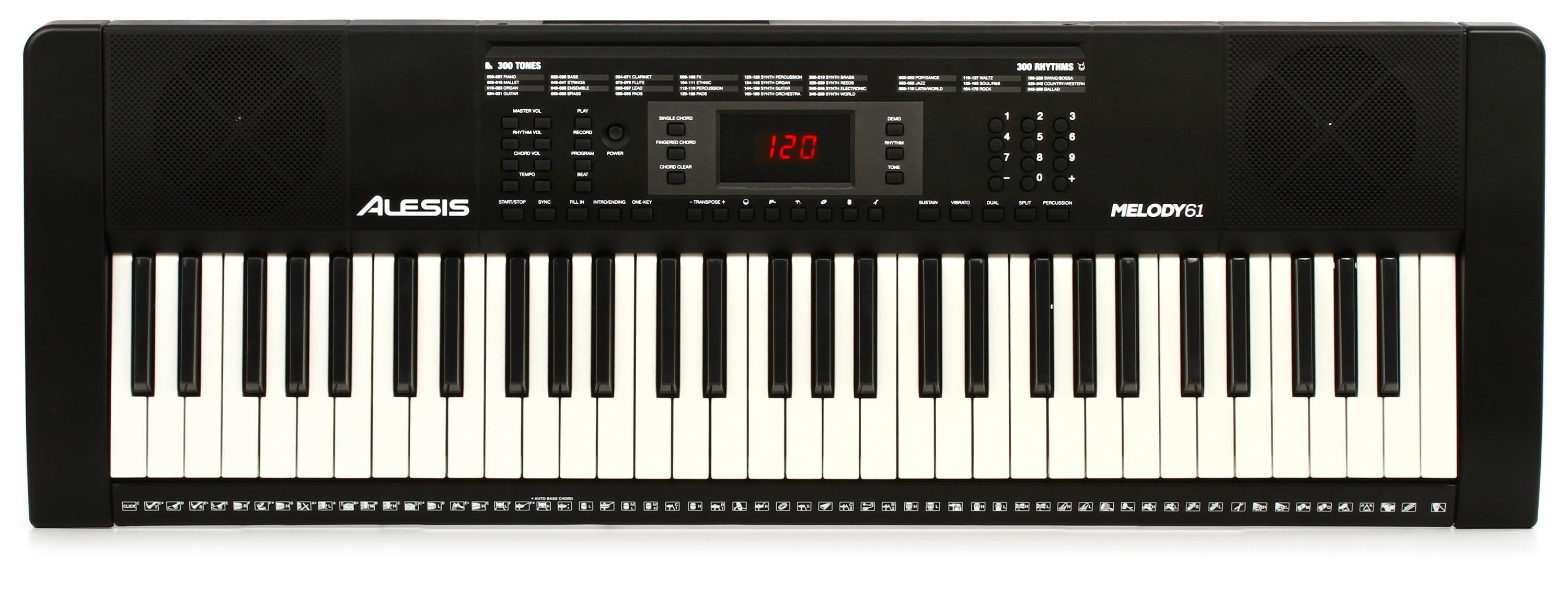 Alesis Melody 61 MKII 61-Key Portable Keyboard with Speakers