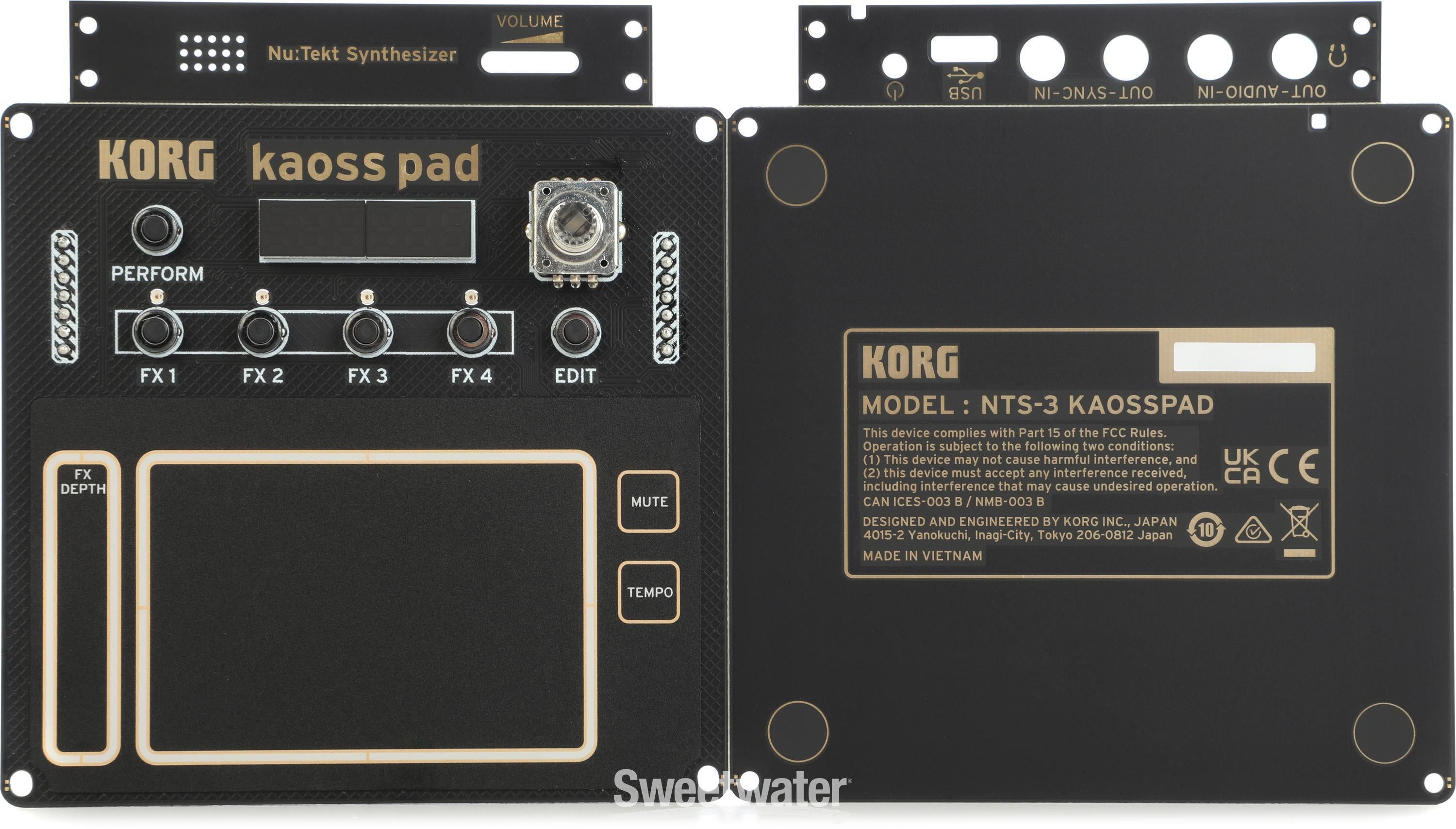Korg Nu:Tekt NTS-3 KAOSS Pad DIY Kit | Sweetwater