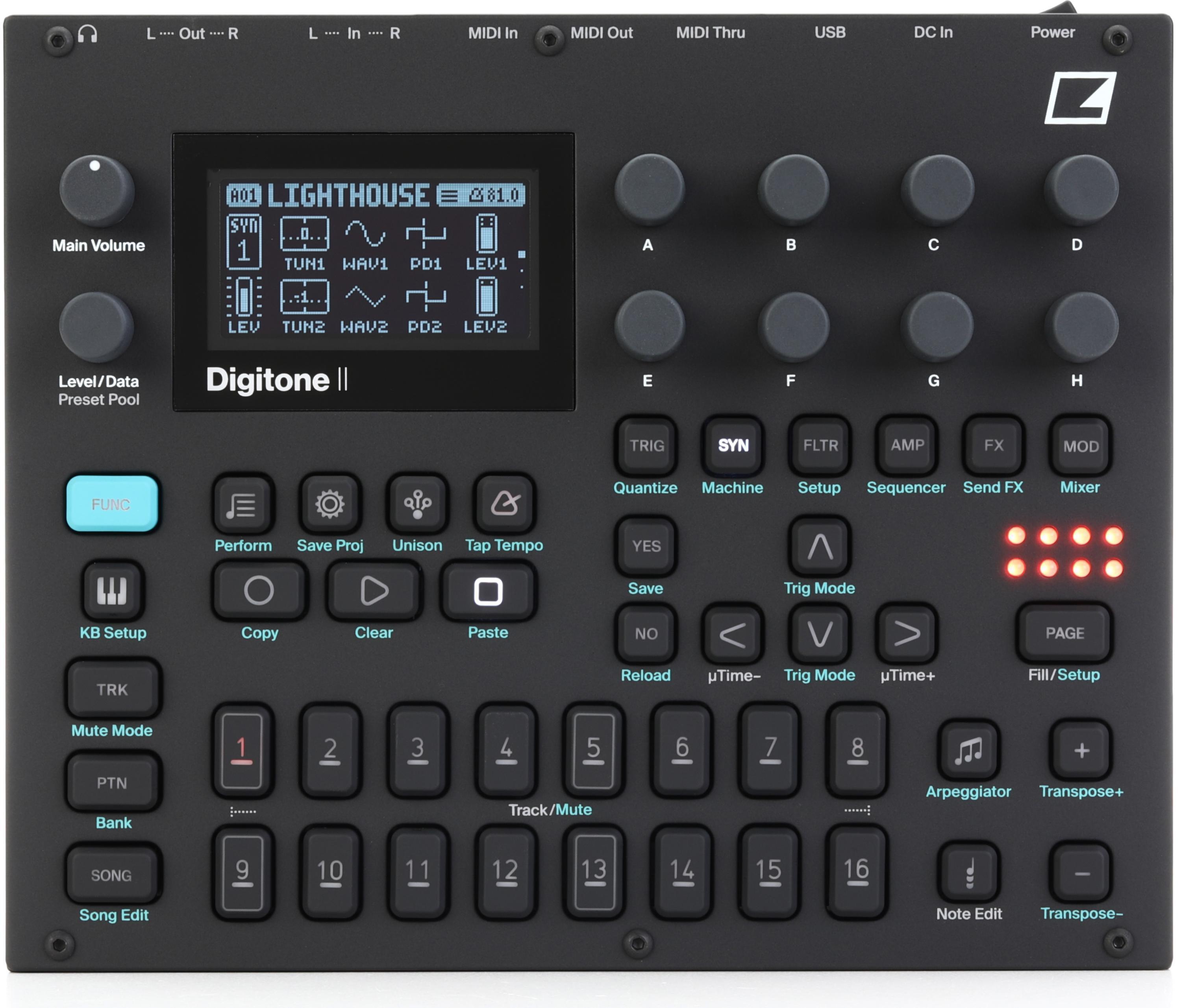 Elektron Digitone II 16-track Polyphonic Digital Synthesizer