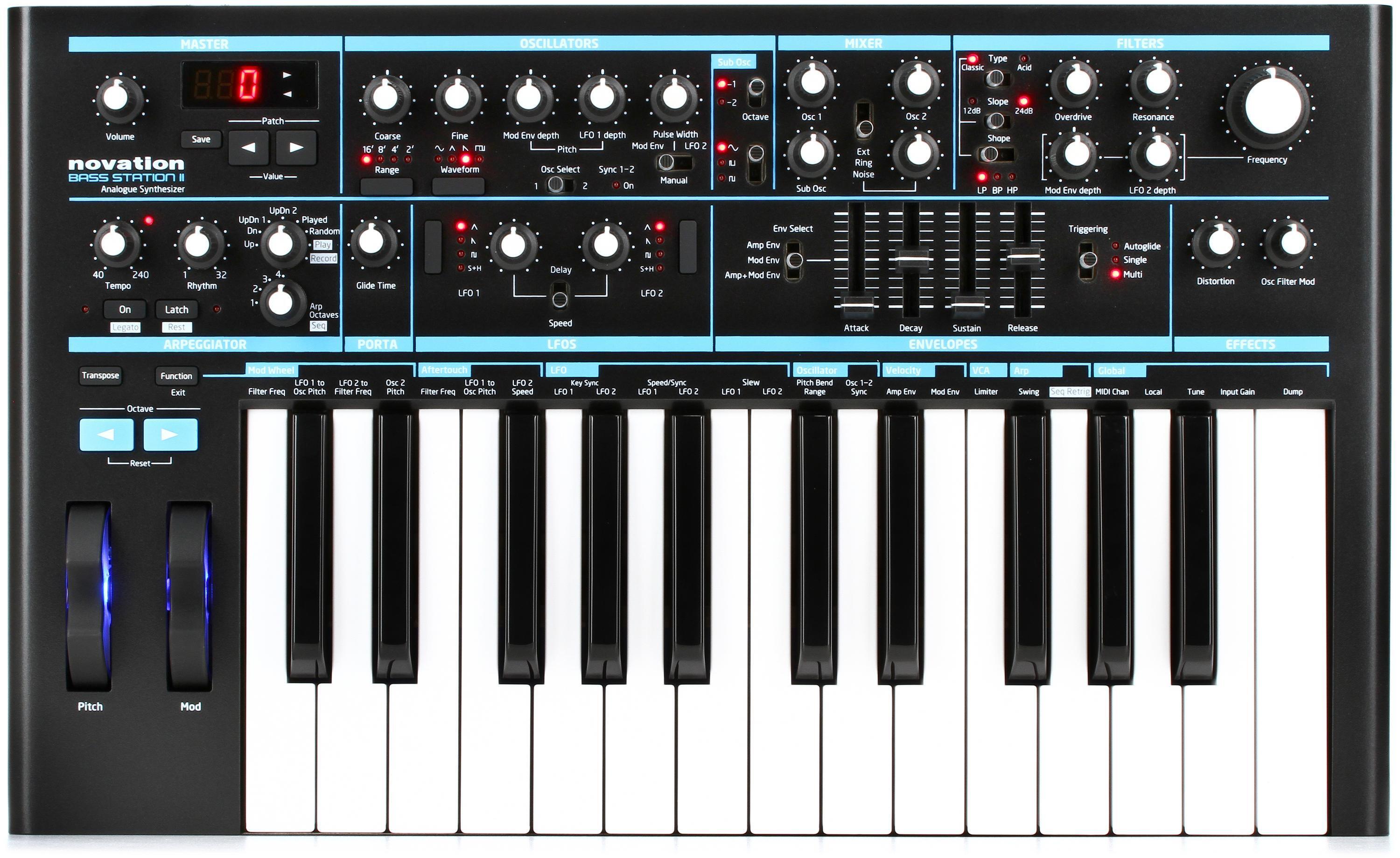 Novation Bass Station II Analog Synthesizer | Sweetwater
