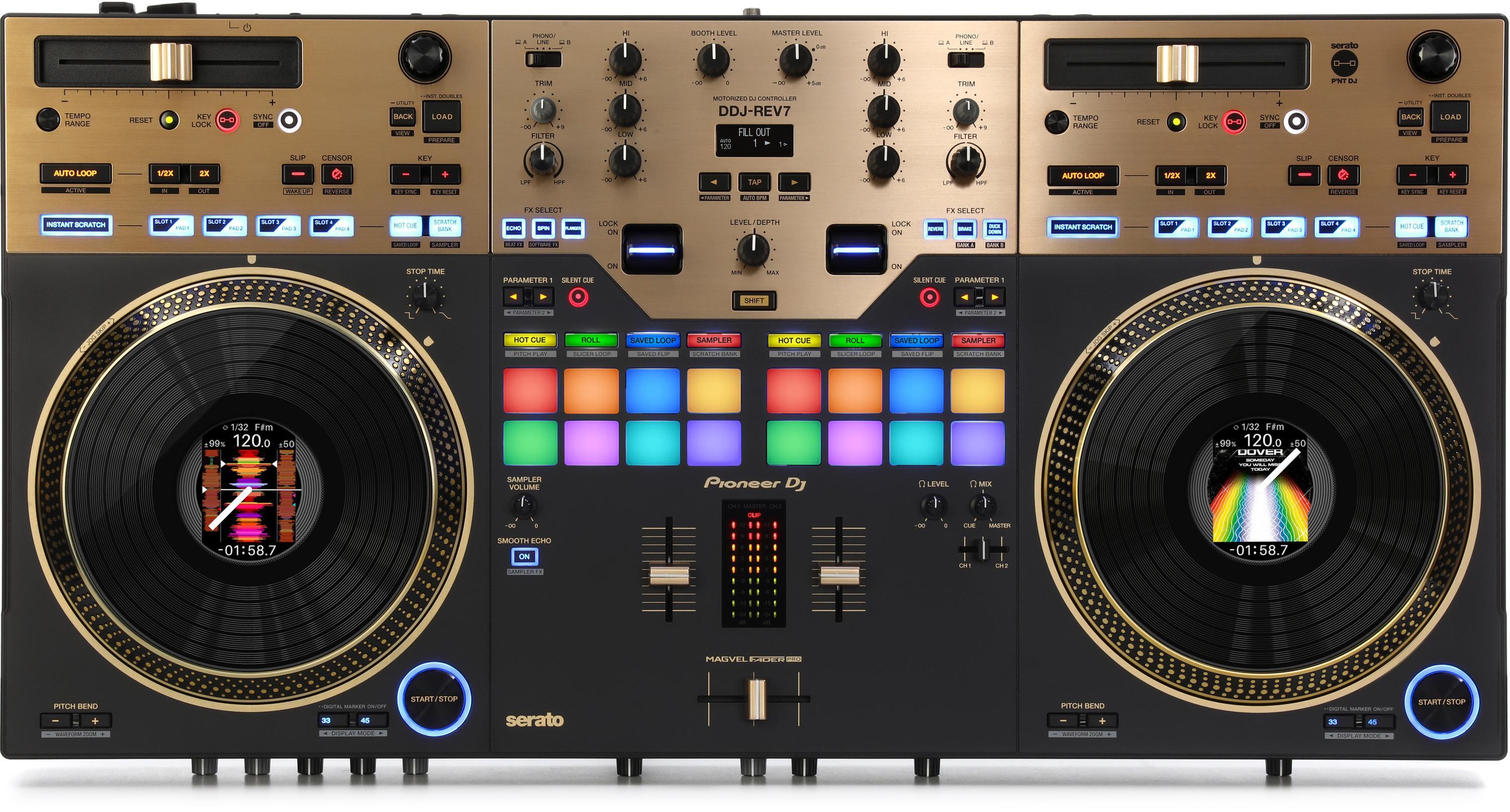 Roland DJ-808 4-deck Serato DJ Pro Controller with Drum Machine