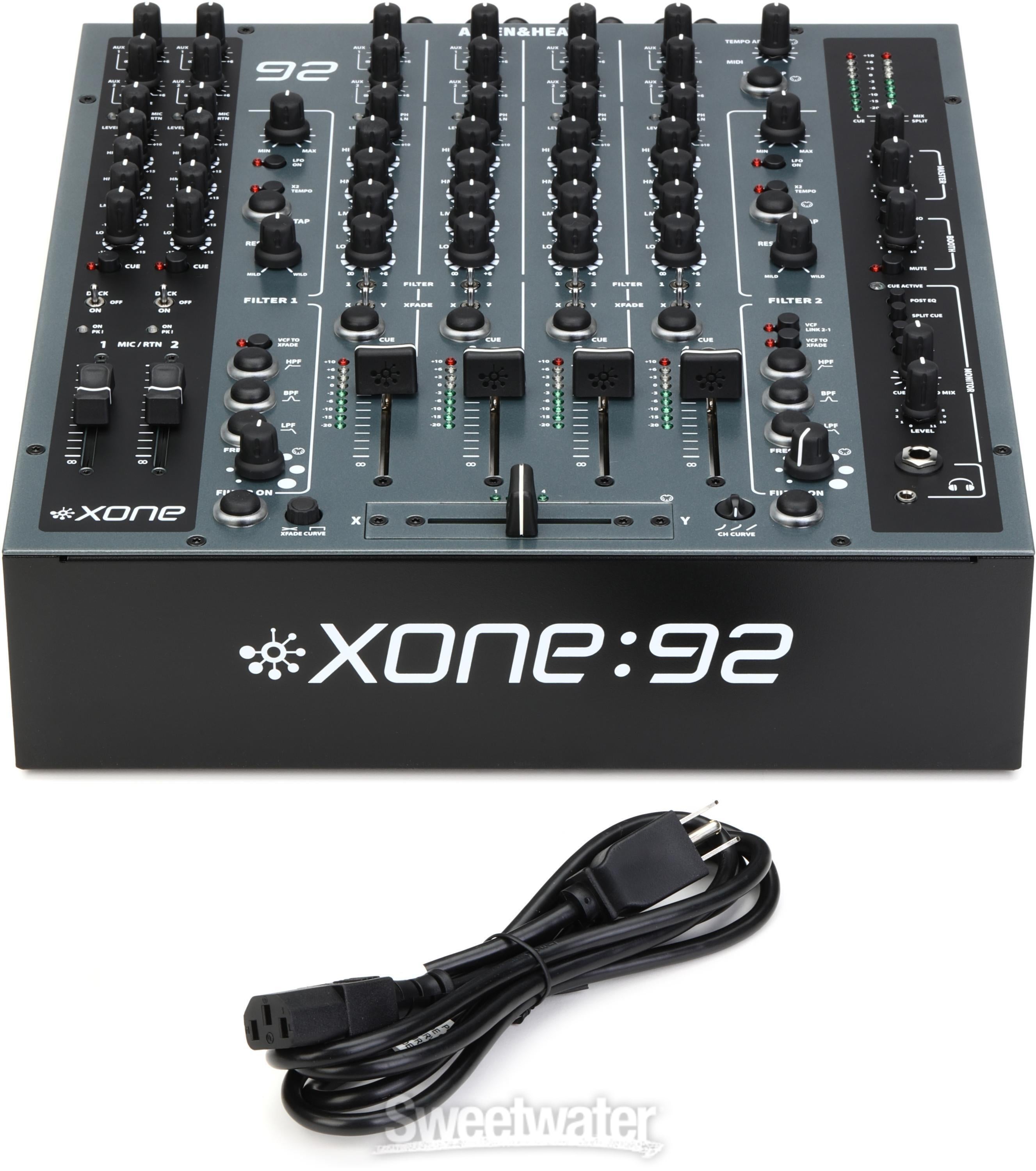 Allen & Heath Xone:92 Mk2 Analog 4-channel DJ Mixer | Sweetwater