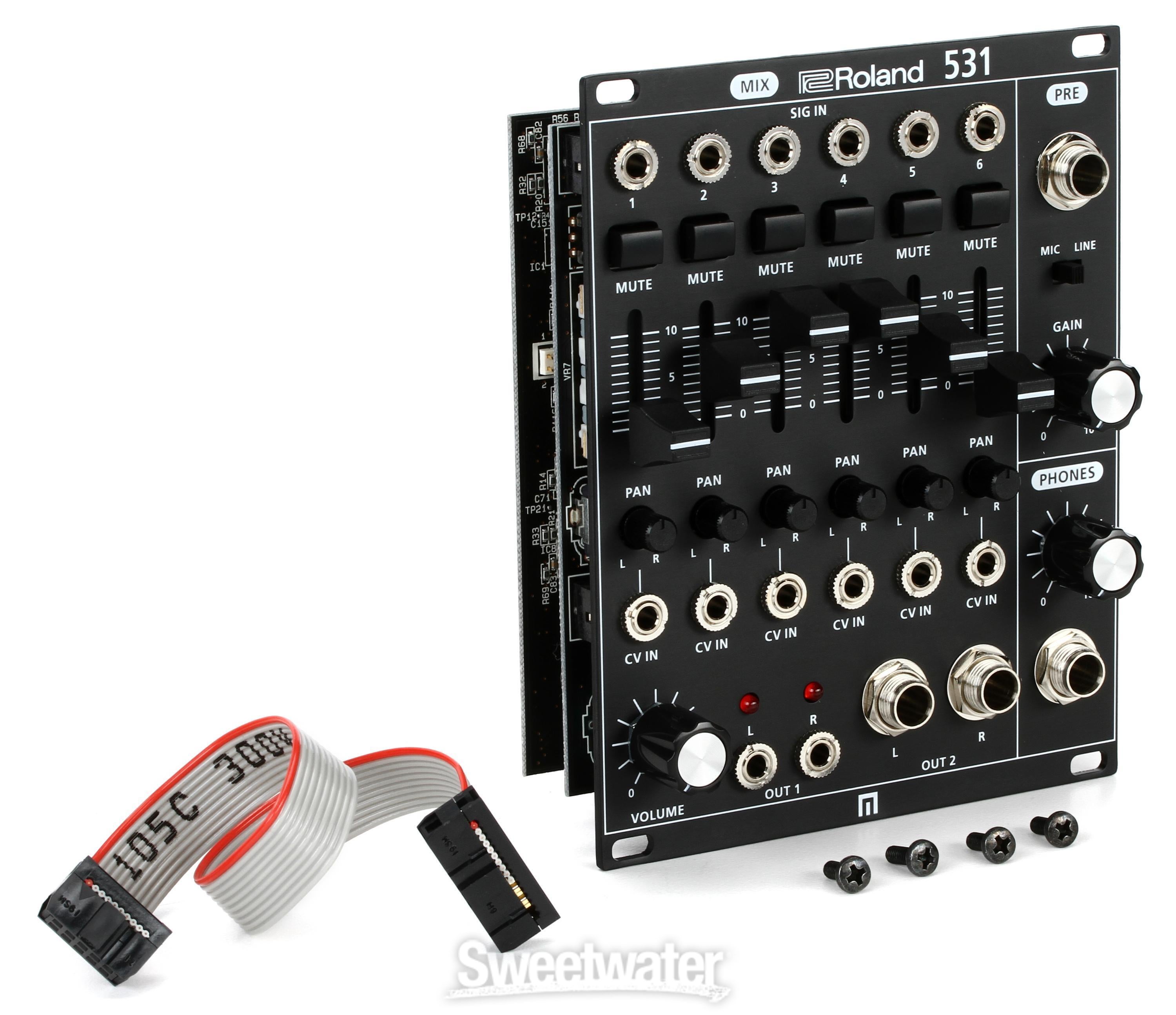 Roland System-500 531 Eurorack Mixer Module | Sweetwater