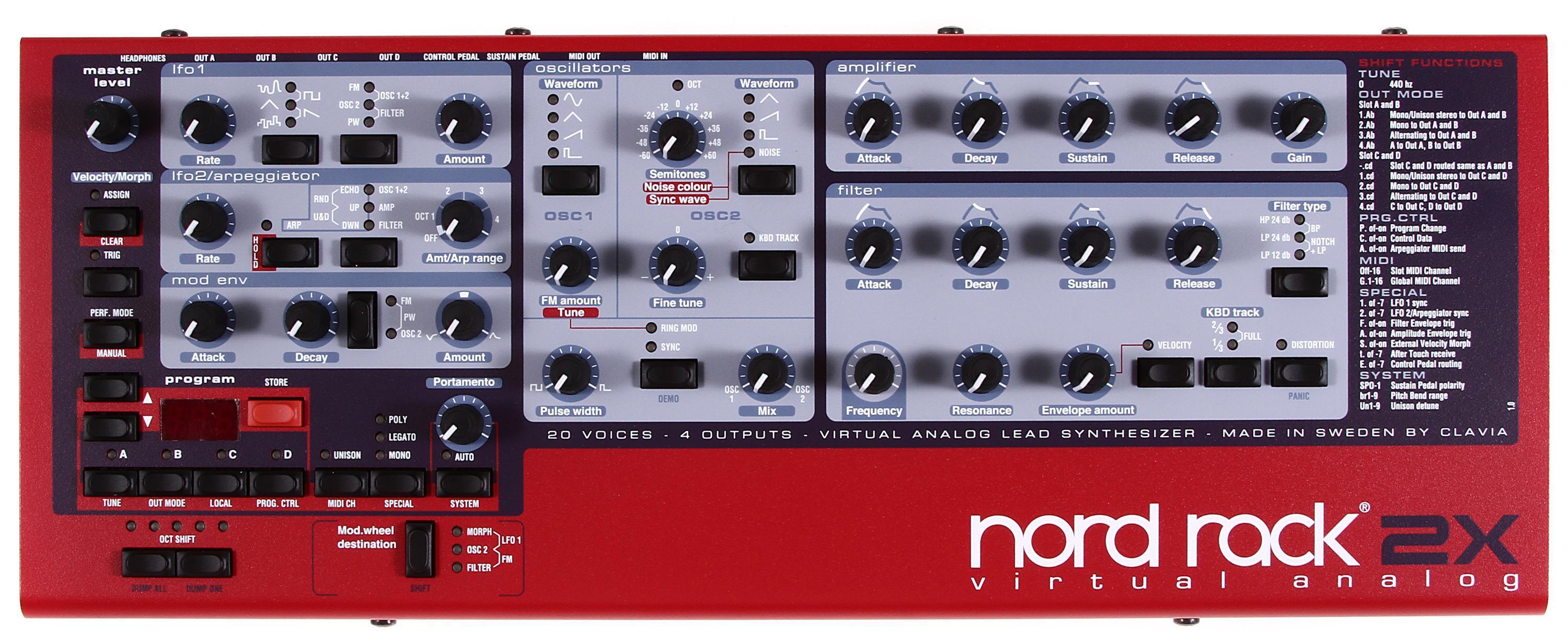 Nord レア！12ボイス/初代Nord Rack/Nord Lead 1/Clavia/アナログ