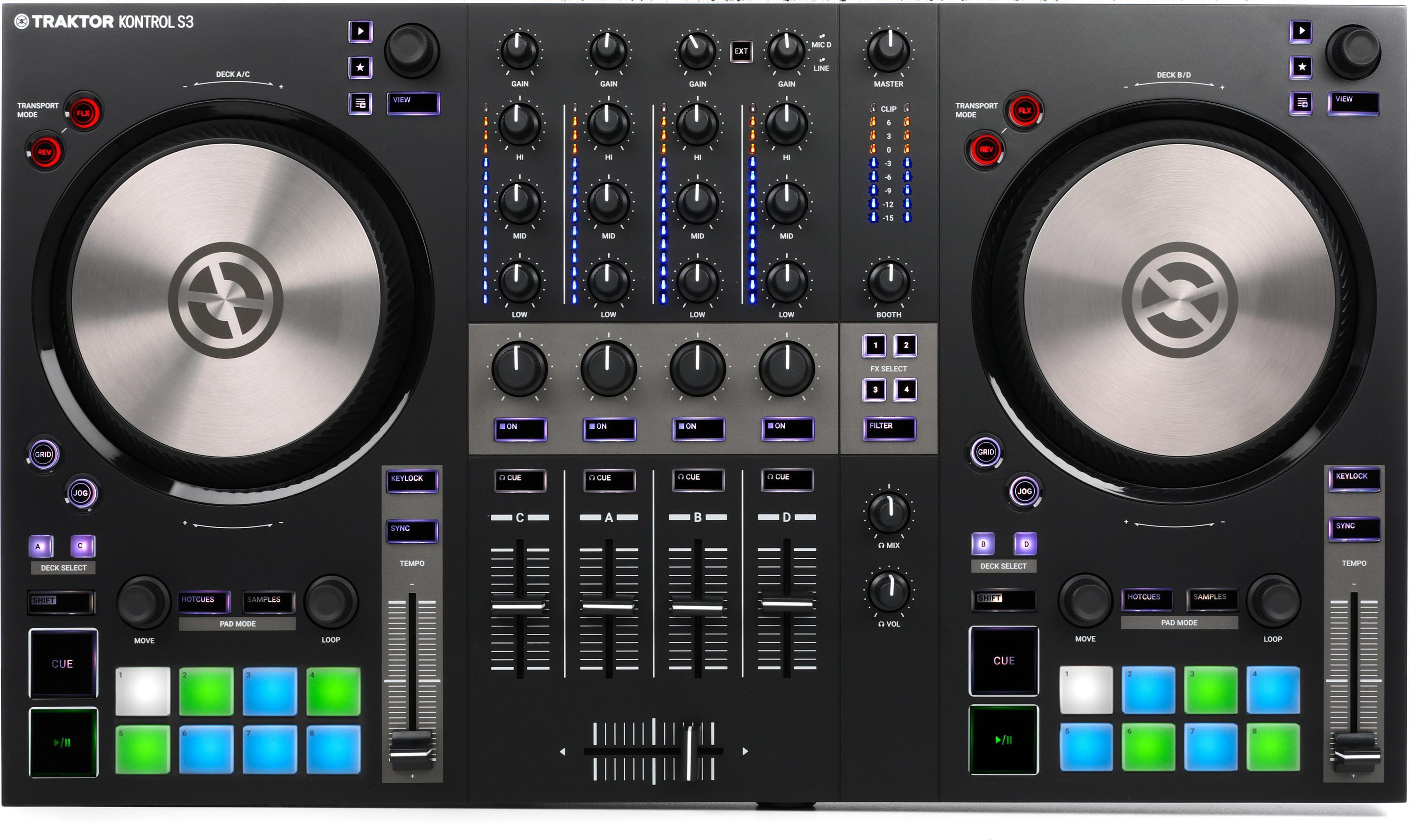 Native Instruments Traktor Kontrol S3 4-channel DJ Controller