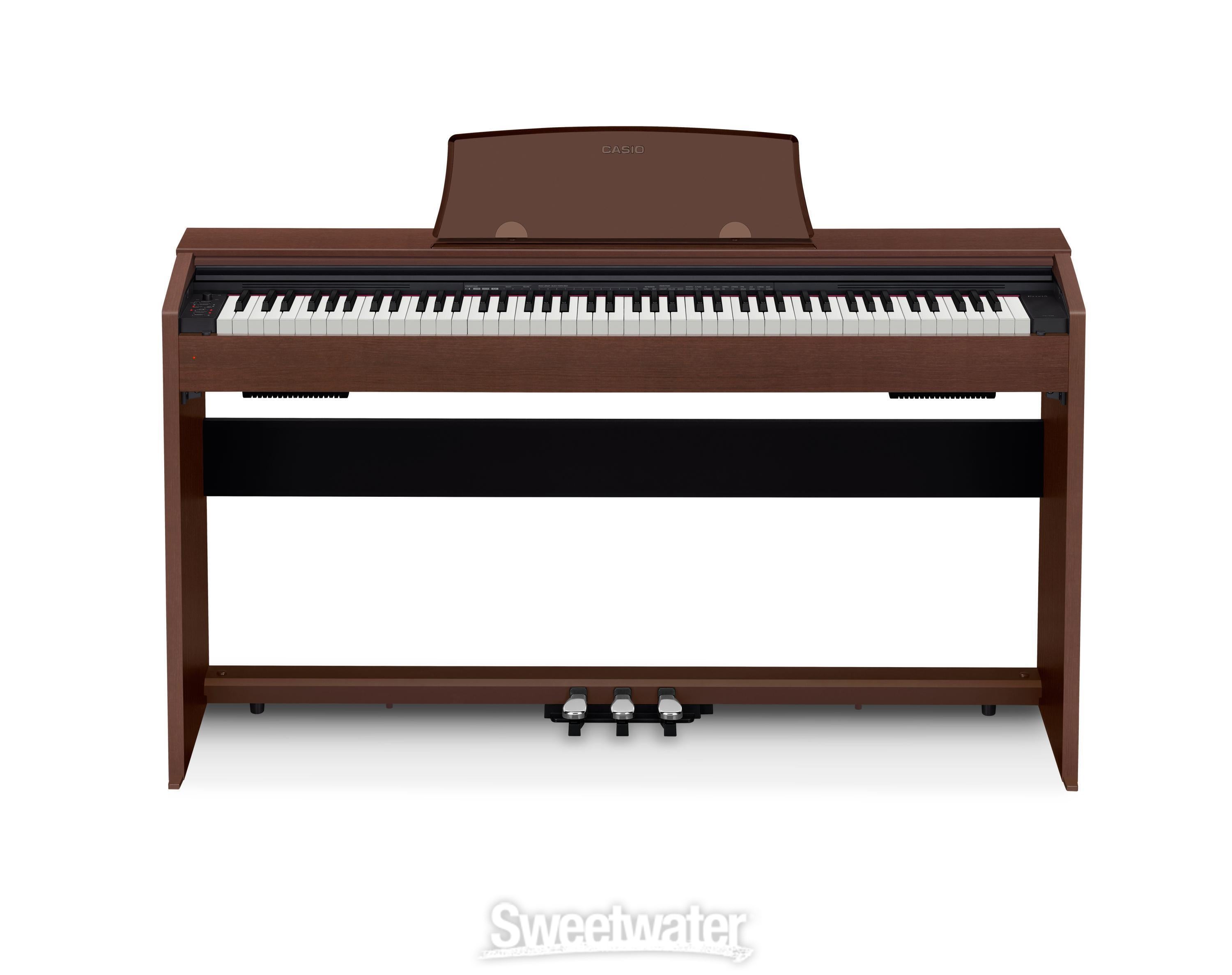 Casio Privia PX-770 Digital Piano - Brown Finish | Sweetwater