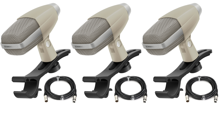 Sennheiser 80th Anniversary Edition MD 421 Kompakt with MZH Drum