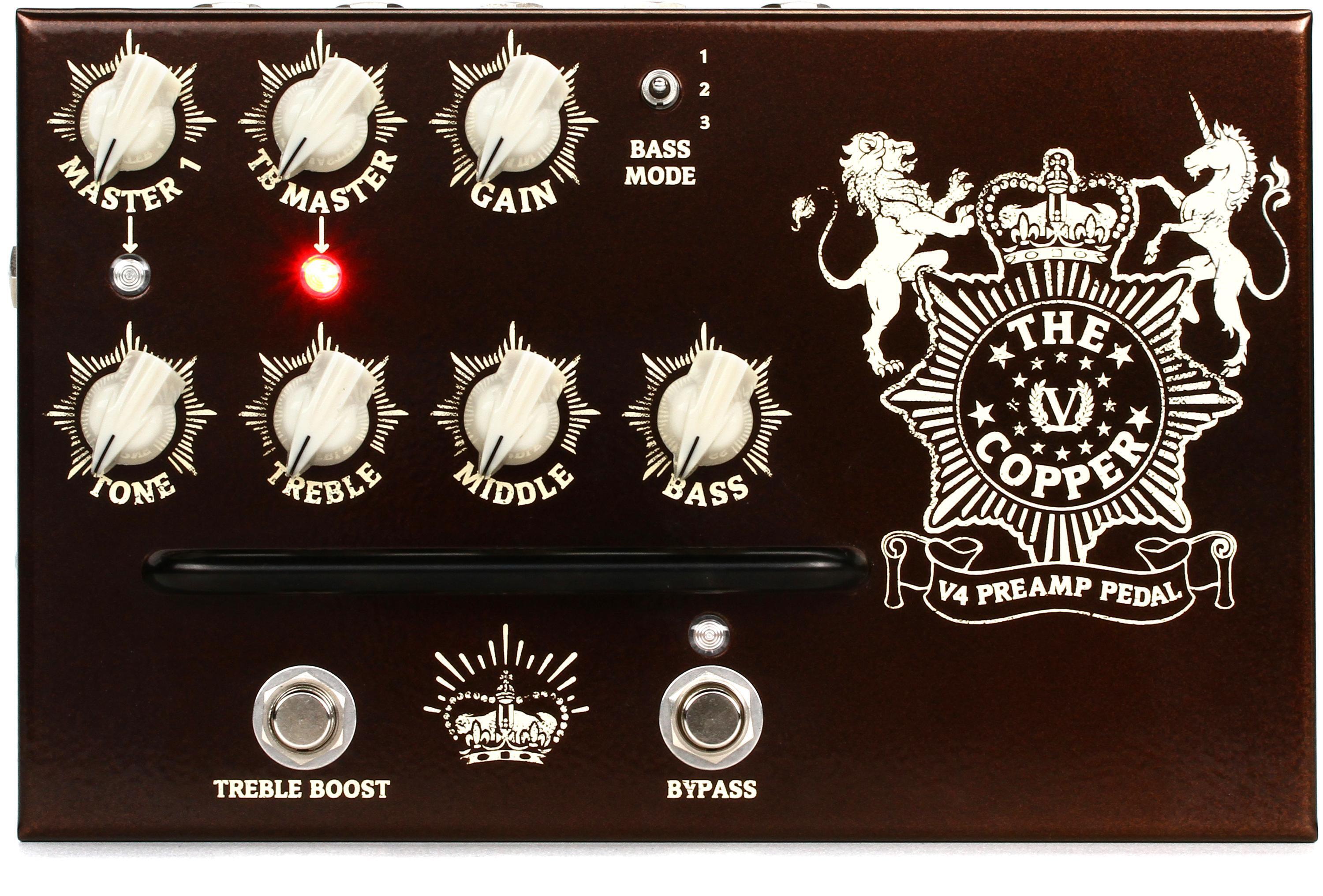 Victory Amplification V4 The Copper Guitar Preamp Pedal | Sweetwater