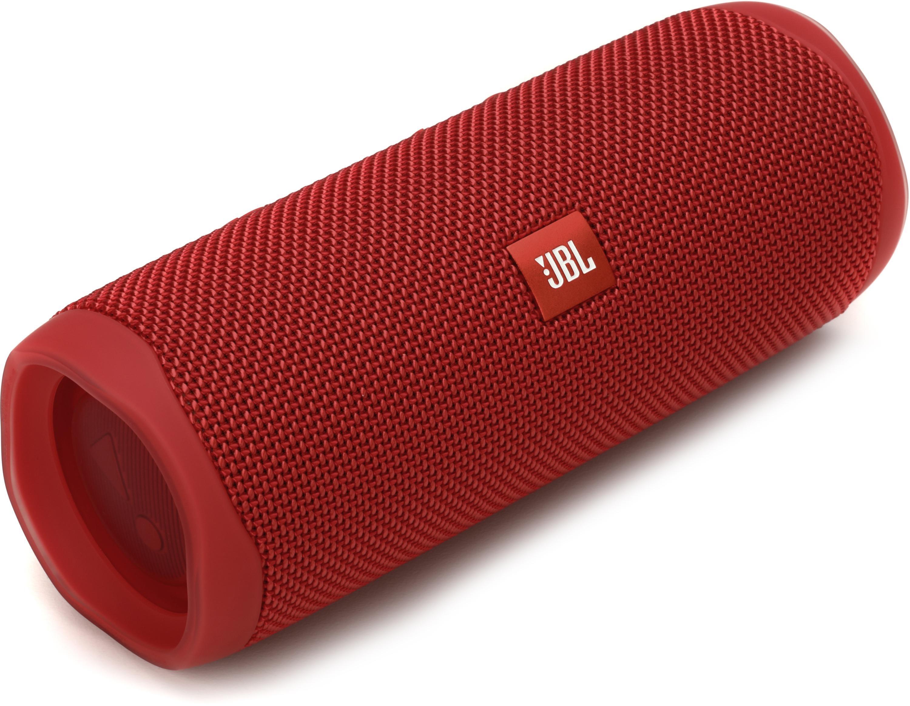 JBL Flip 5 Portable Waterproof Bluetooth Speaker - Red | Sweetwater